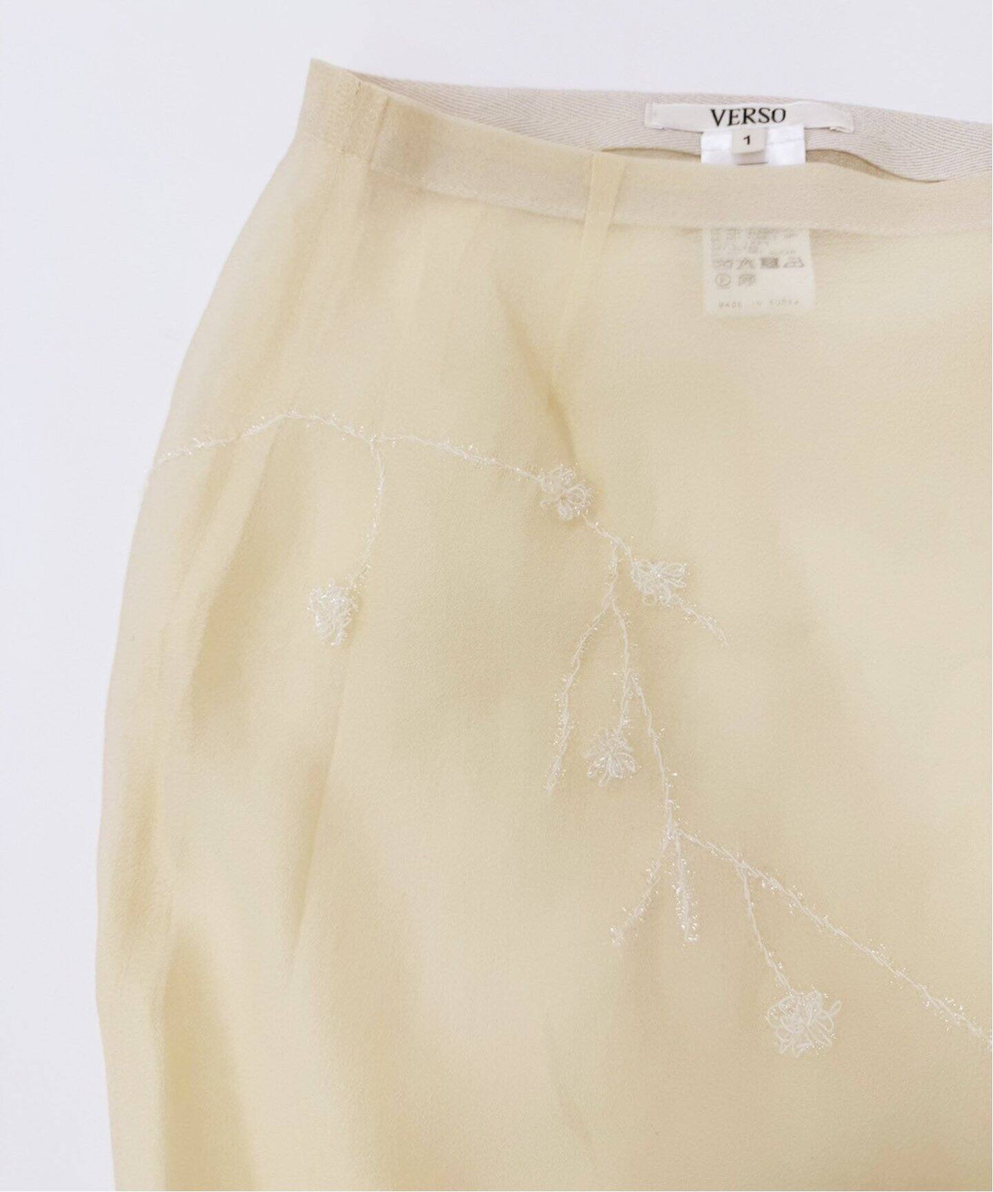 VERSO/ヴェルソ】Shining Embroidery Midi Skirt（その他スカート 