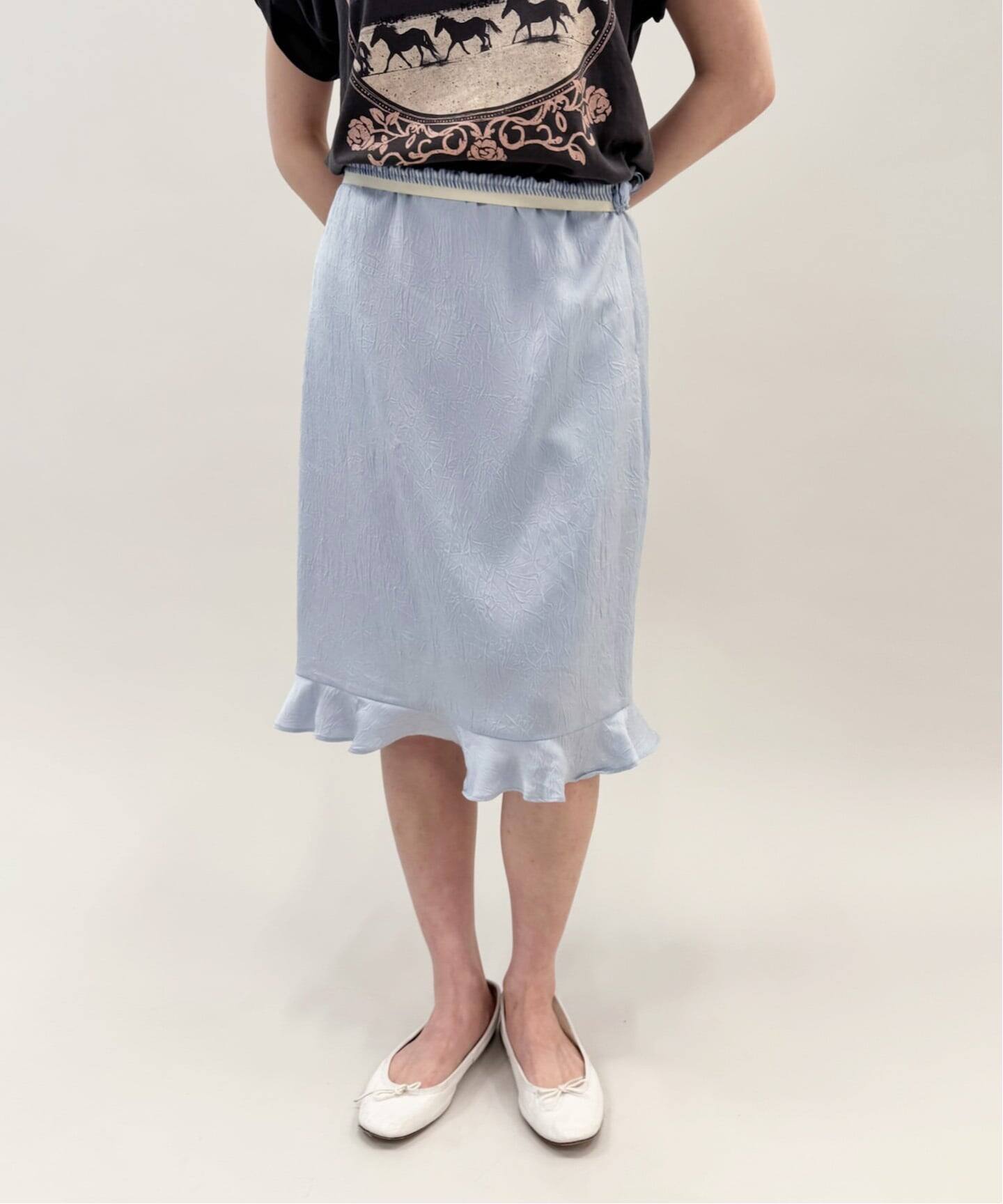 バウムウンドヘルガーデン/ブルードットスカート バウムウンドヘルガーデン/ブルードットスカート バウムウンド