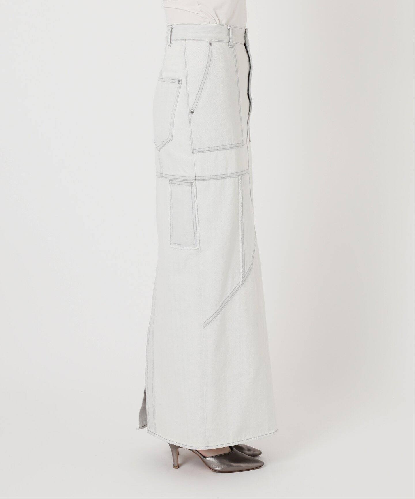 Hella/ヘラ】patchwork pencil skirt（デニムスカート）｜EDIT