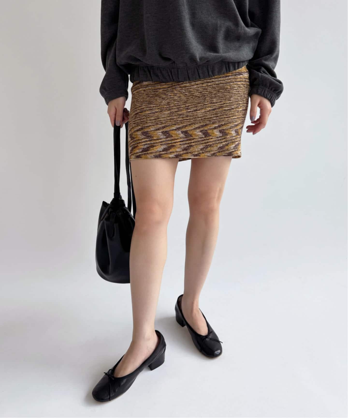 【BASERANGE/ベースレンジ】PRE FLUTE SKIRT