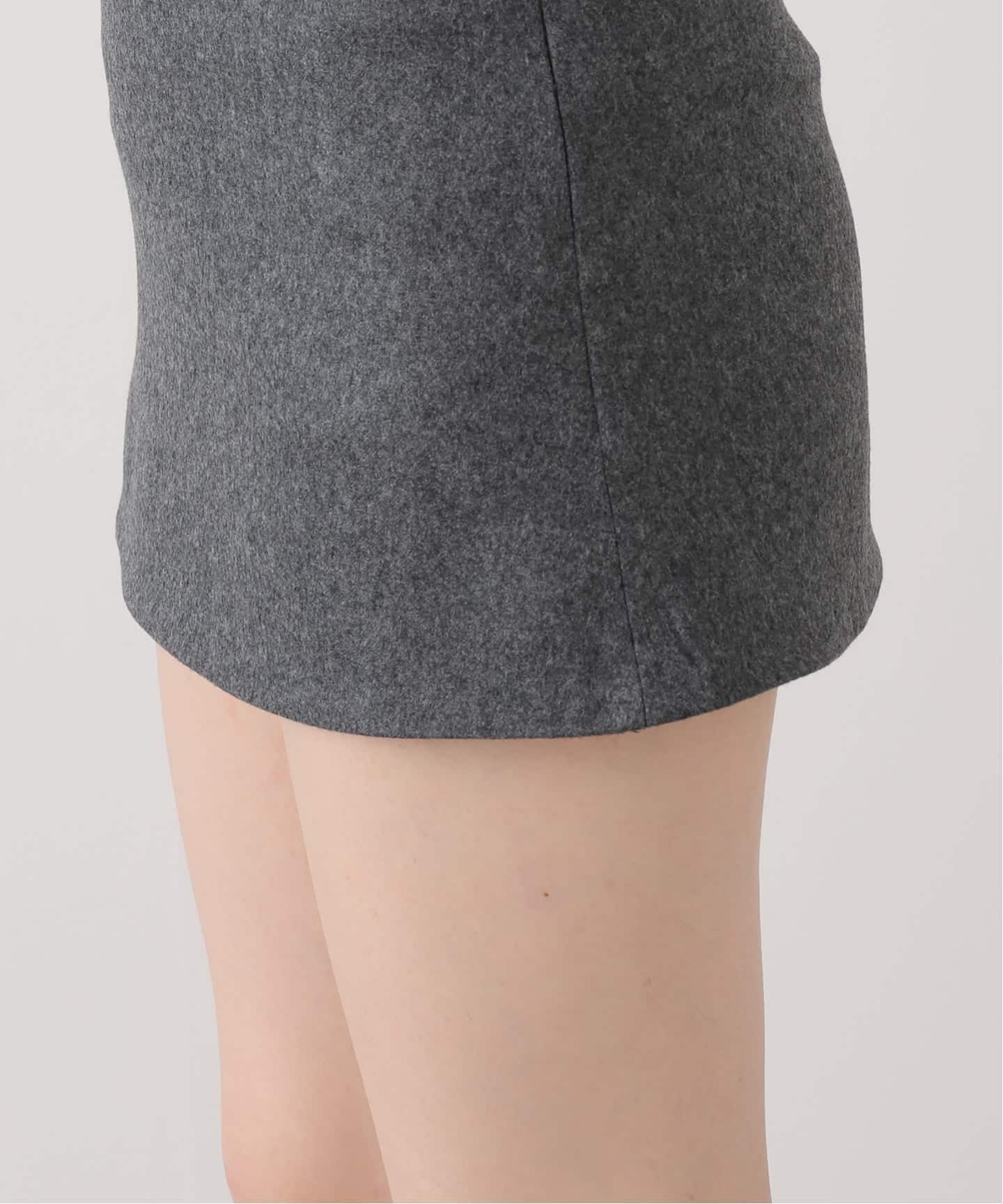 PAN/パン】SCHONHERR FLANNEL MINI SKIRT（ミニスカート）｜EDIT.FOR