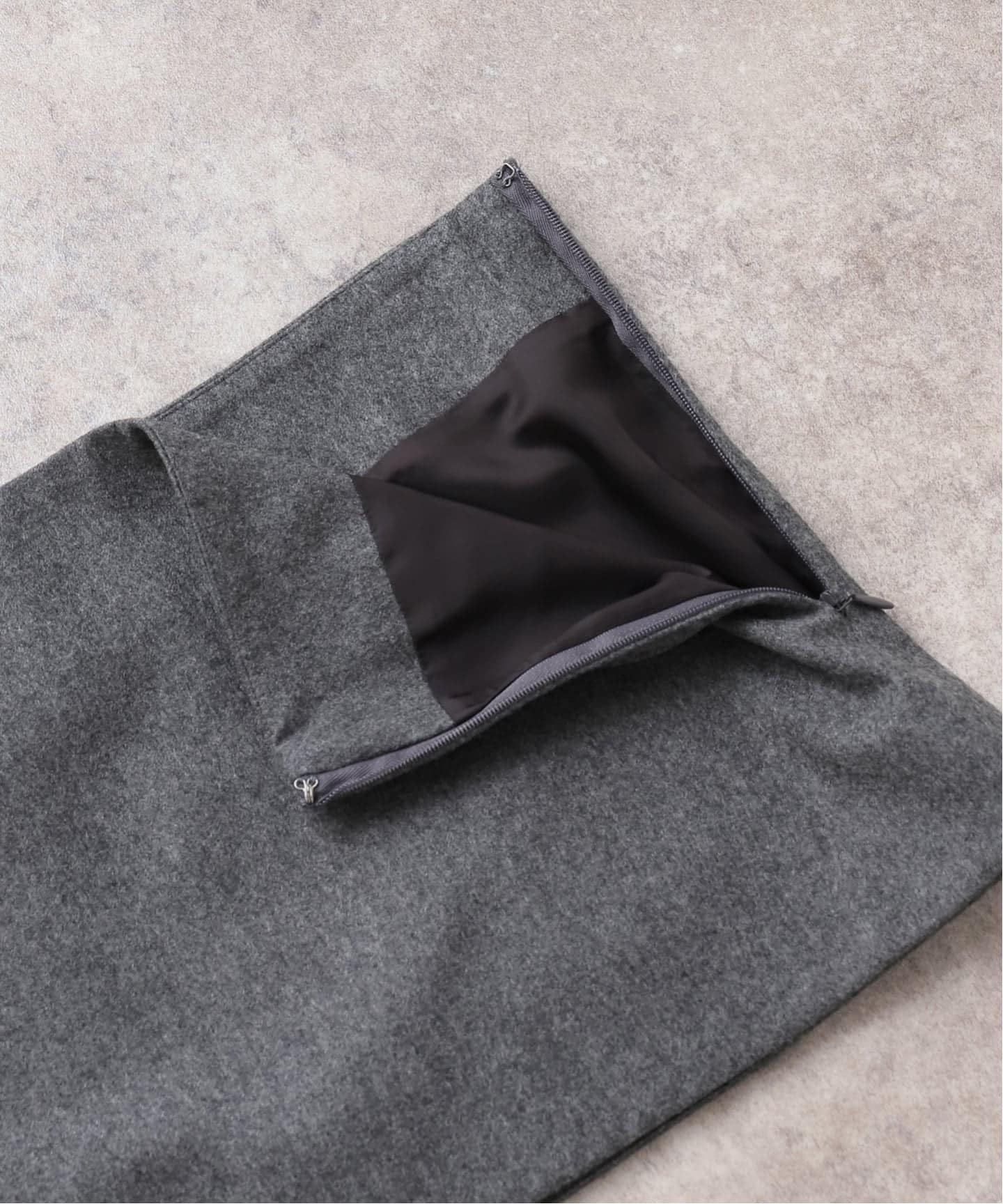 PAN/パン】SCHONHERR FLANNEL MINI SKIRT（ミニスカート）｜EDIT.FOR