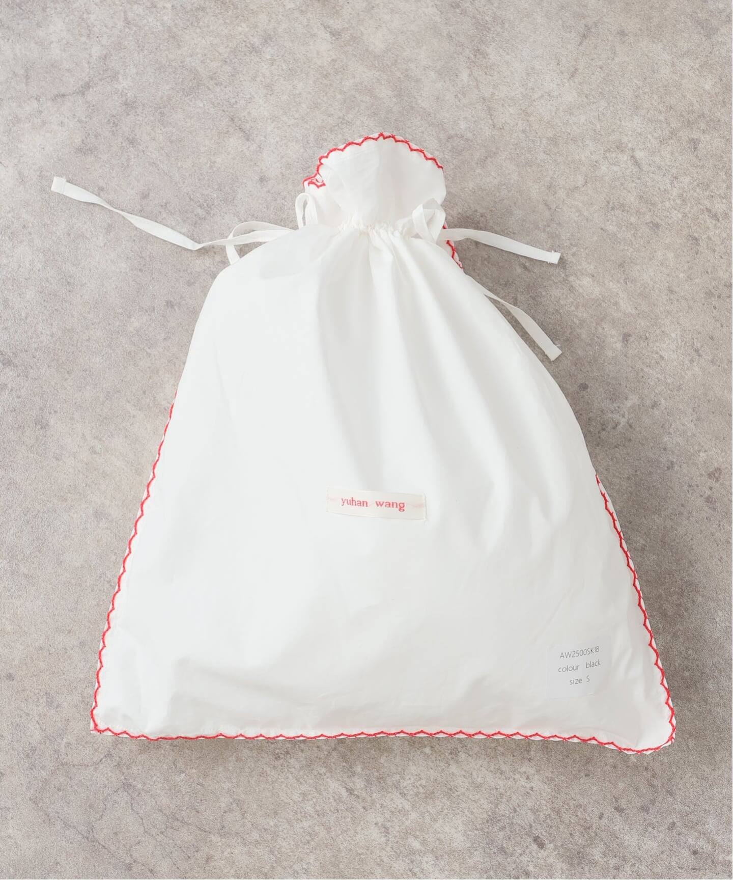 YUHAN WANG/ユハン ワン】lace trimmed maxi skirt（ロング・マキシ丈