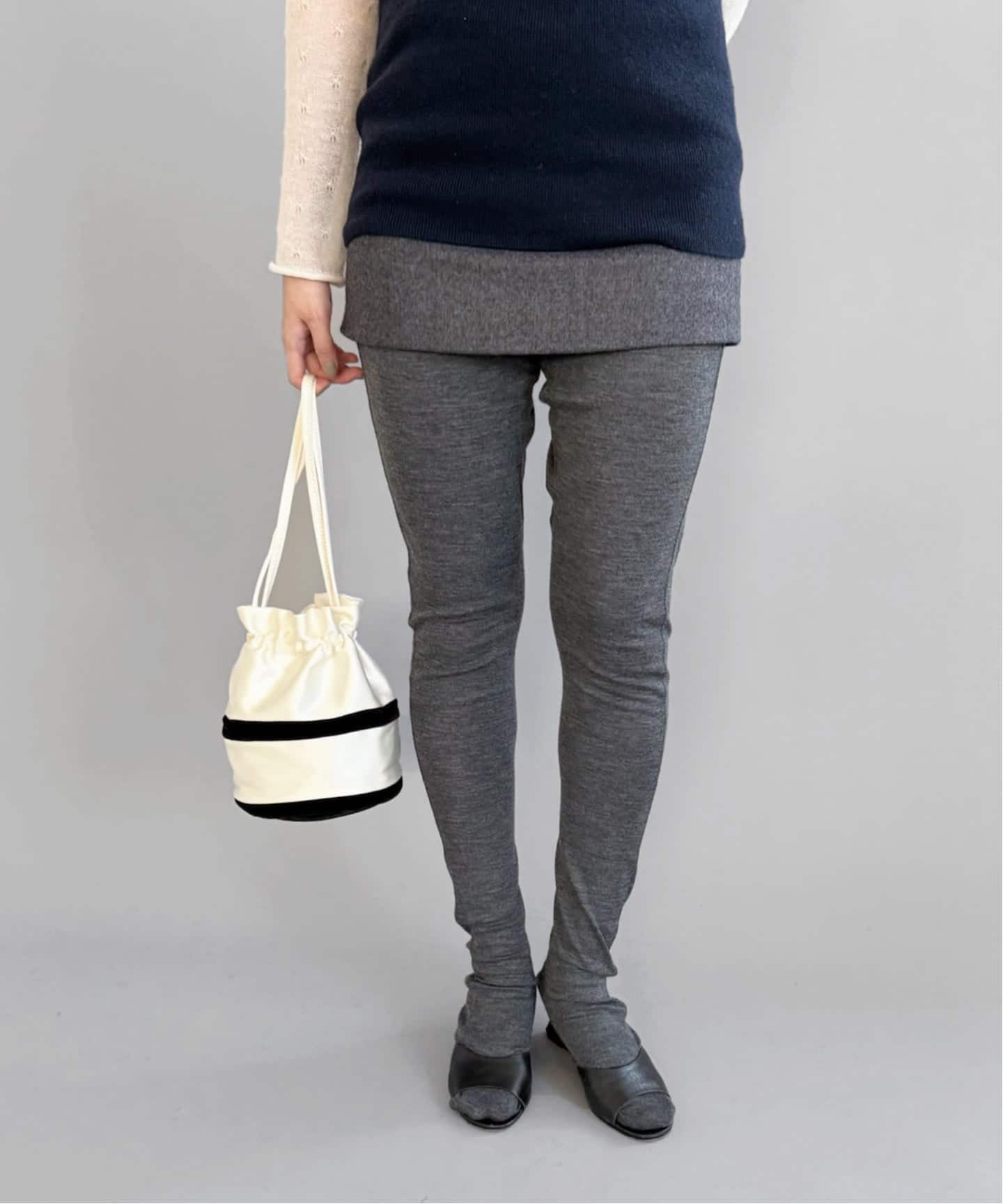 追加》【PAN/パン】SCHONHERR FLANNEL MINI SKIRT（ミニスカート