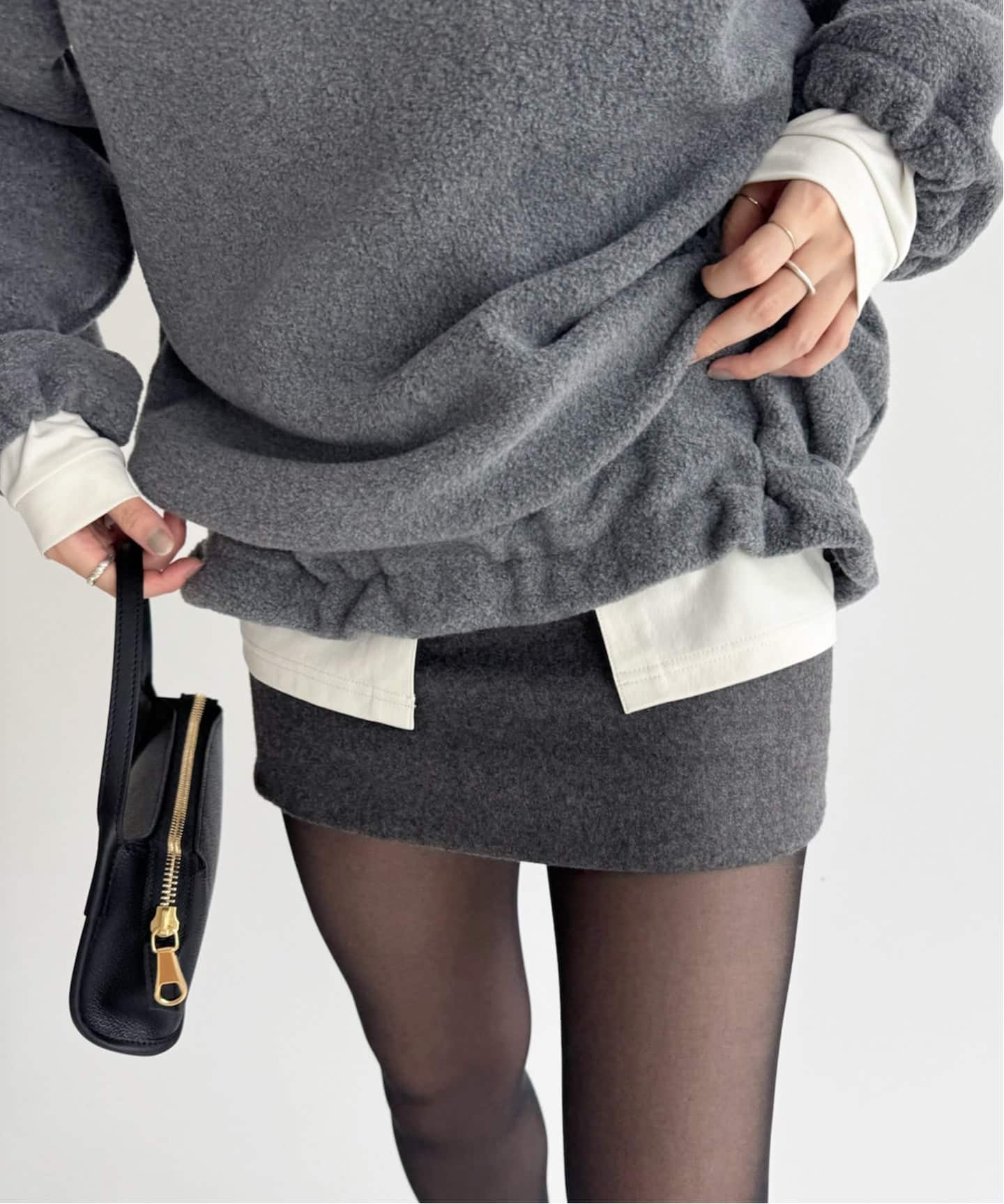 新品未使用【pan】schönherr flannel mini skirt schönherr flannel mini skirt – pan（パン）