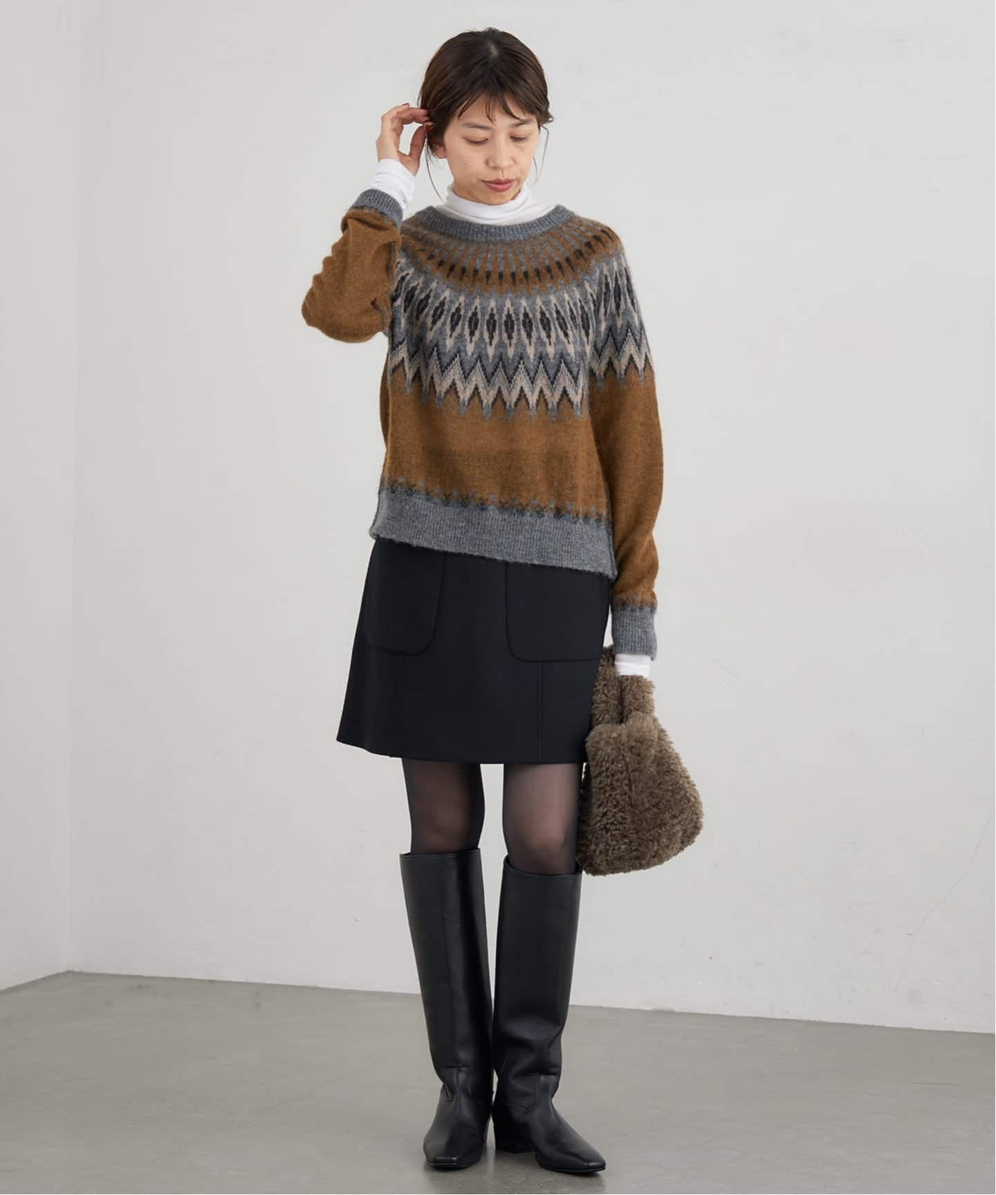 追加》FLEXウールライトミニスカート（ミニスカート）｜IENA（イエナ