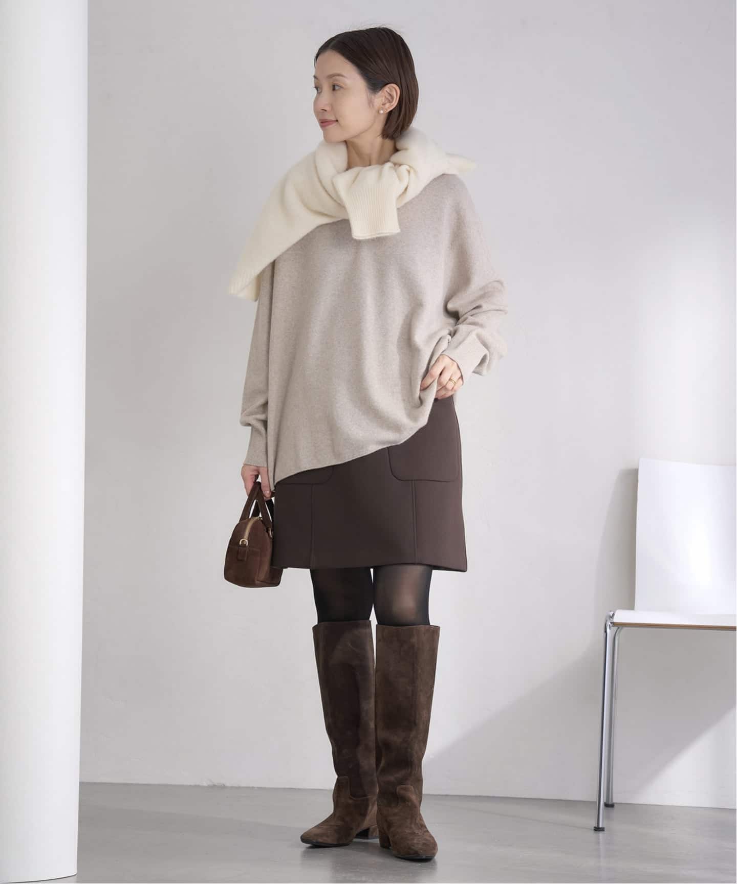 追加》FLEXウールライトミニスカート（ミニスカート）｜IENA（イエナ