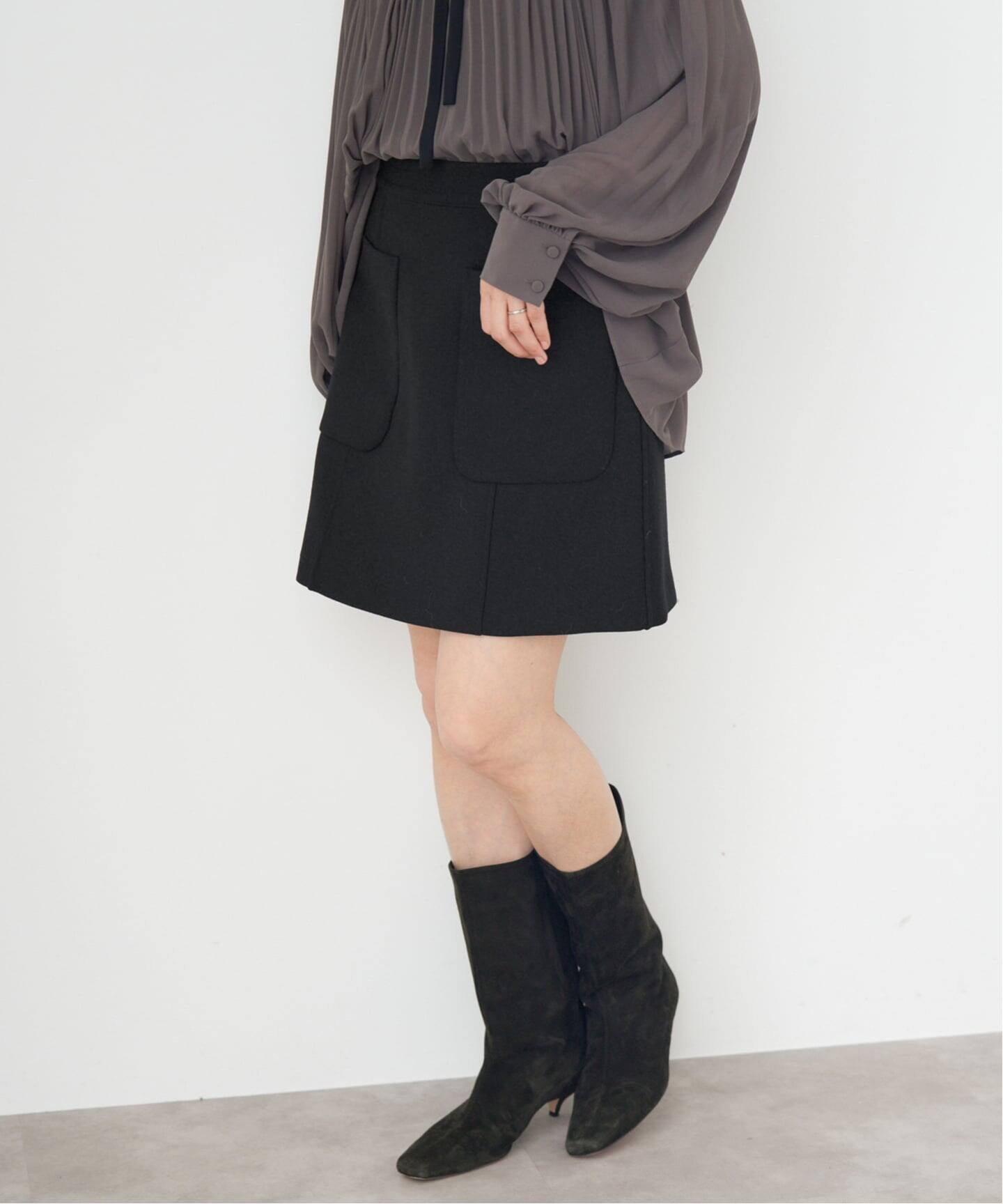 追加》FLEXウールライトミニスカート（ミニスカート）｜IENA（イエナ