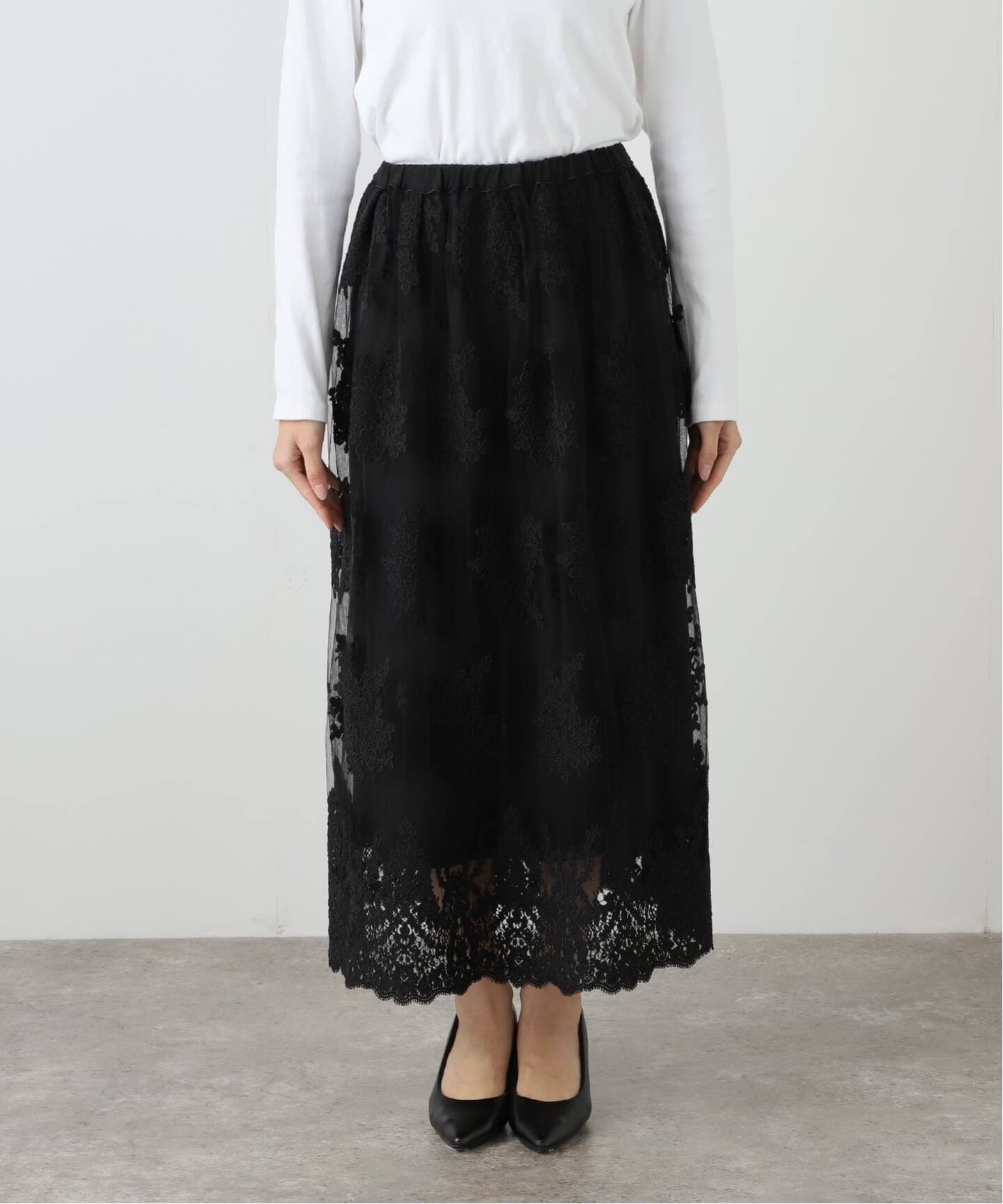 Code Lace チュールスカート（ロング・マキシ丈スカート）｜IENA