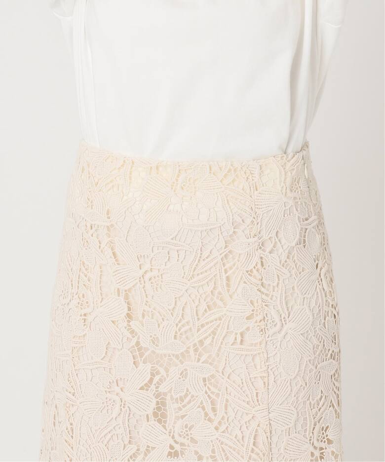 フラワーレース フレアスカート（ロング・マキシ丈スカート）｜IENA  