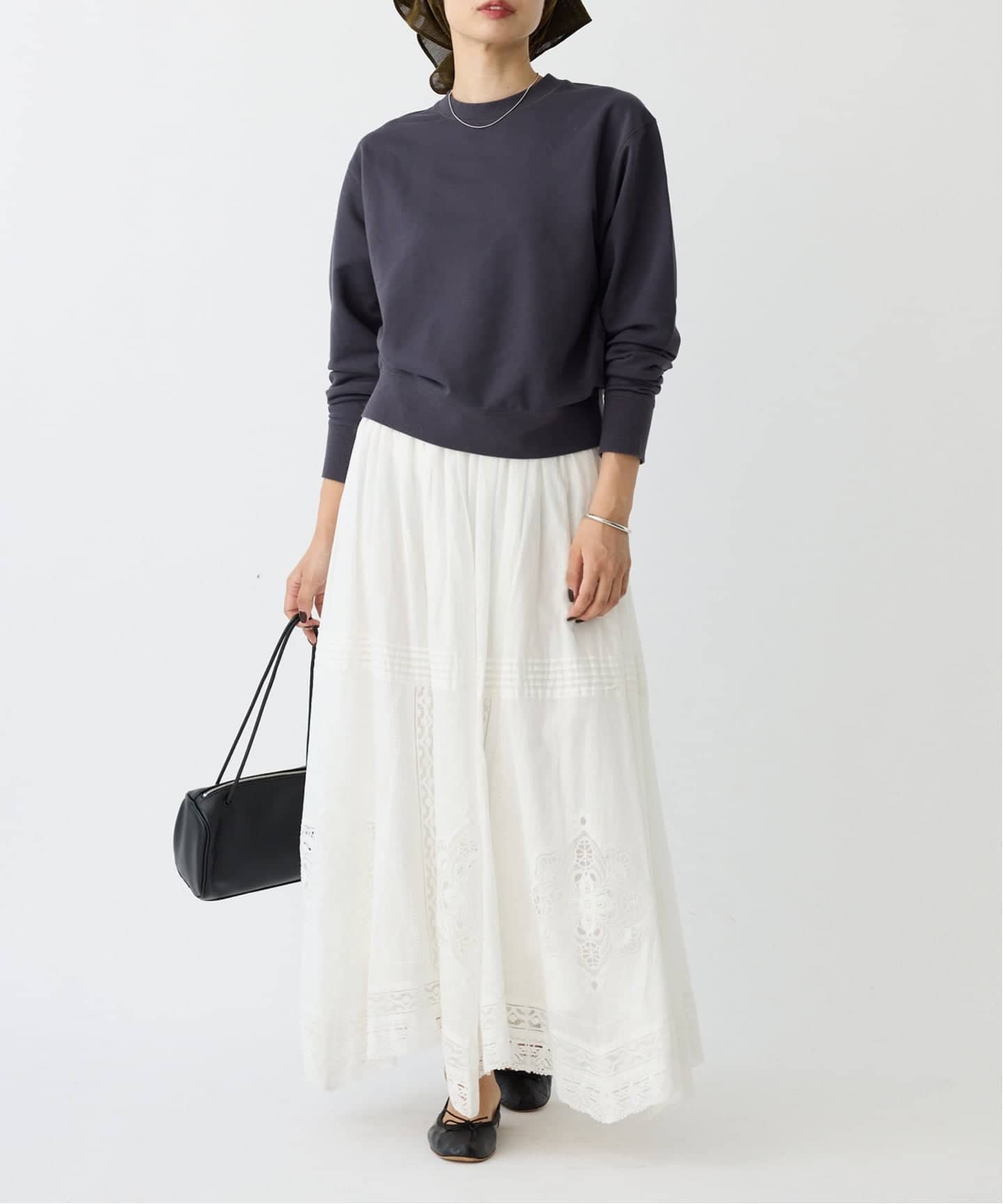 WEB限定/追加2》コットンレーススカート（ロング・マキシ丈スカート