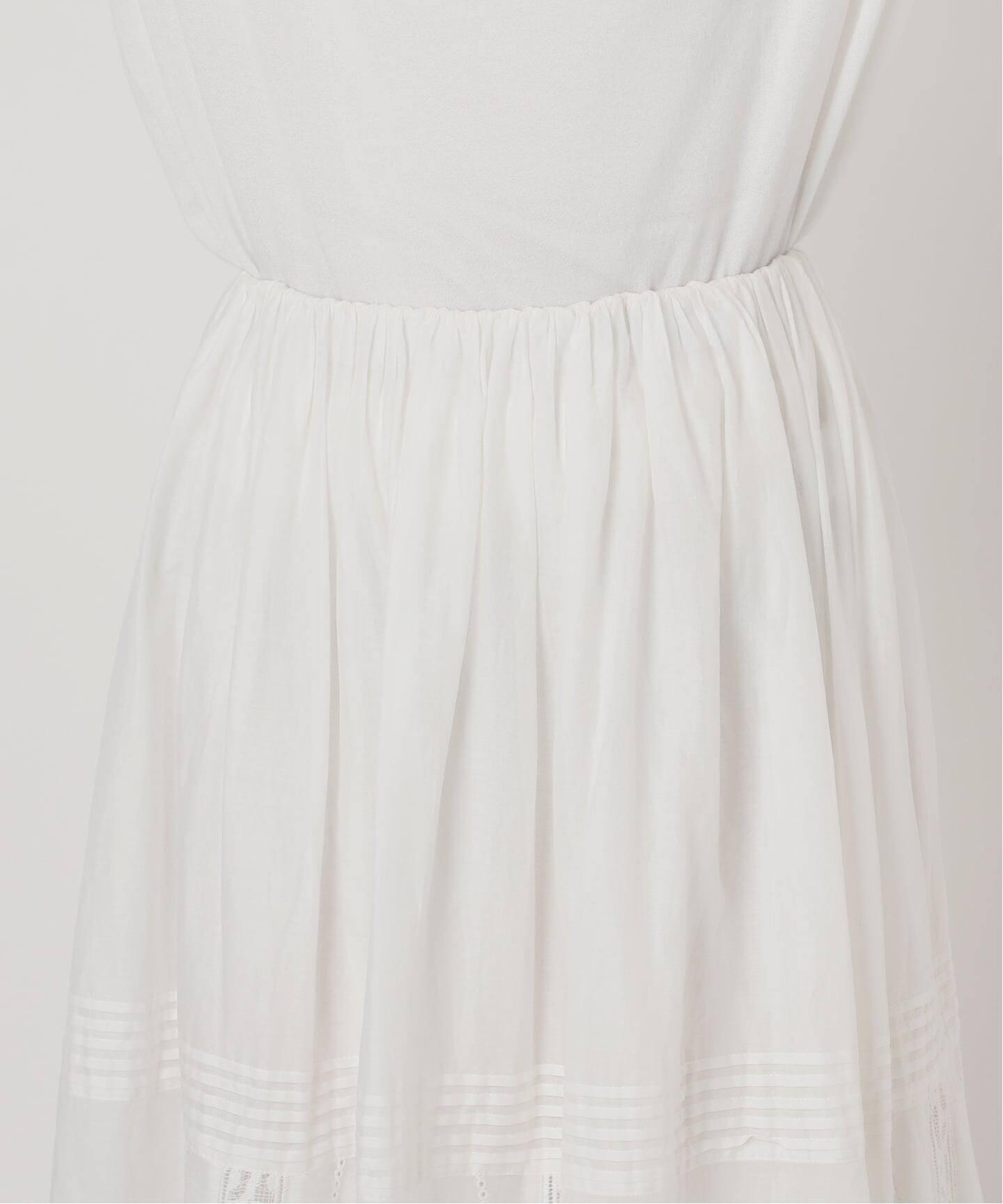 the virgins レースコットンスカート White the virgins レースコットンスカート White the virgins レース