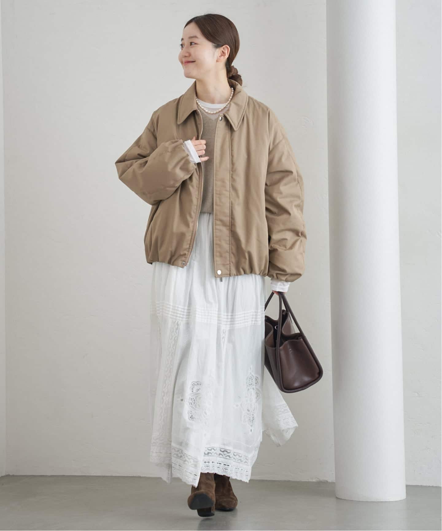 WEB限定/追加3予約》コットンレーススカート（ロング・マキシ丈