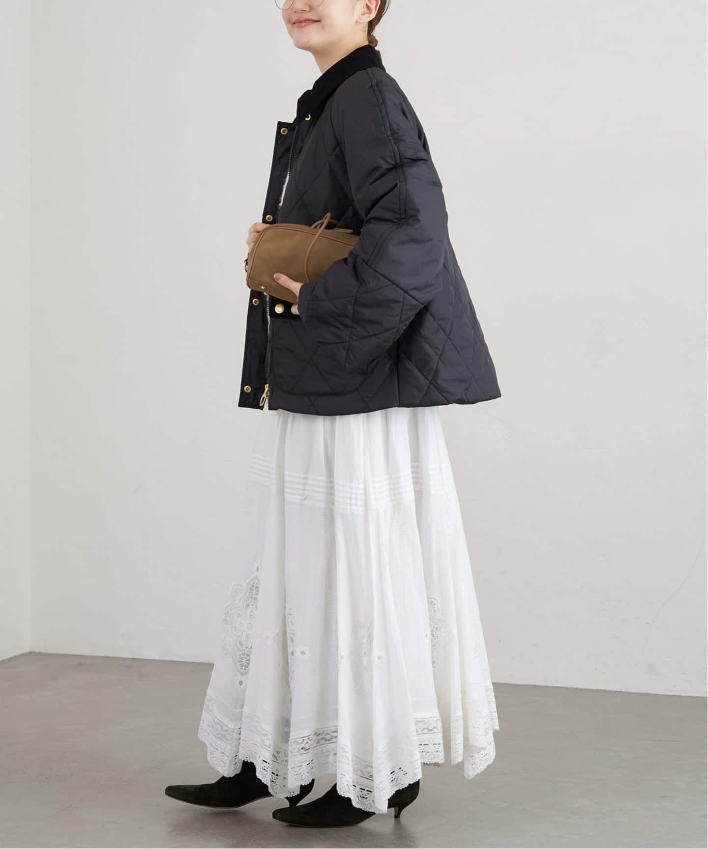 WEB限定/追加3予約》コットンレーススカート（ロング・マキシ丈