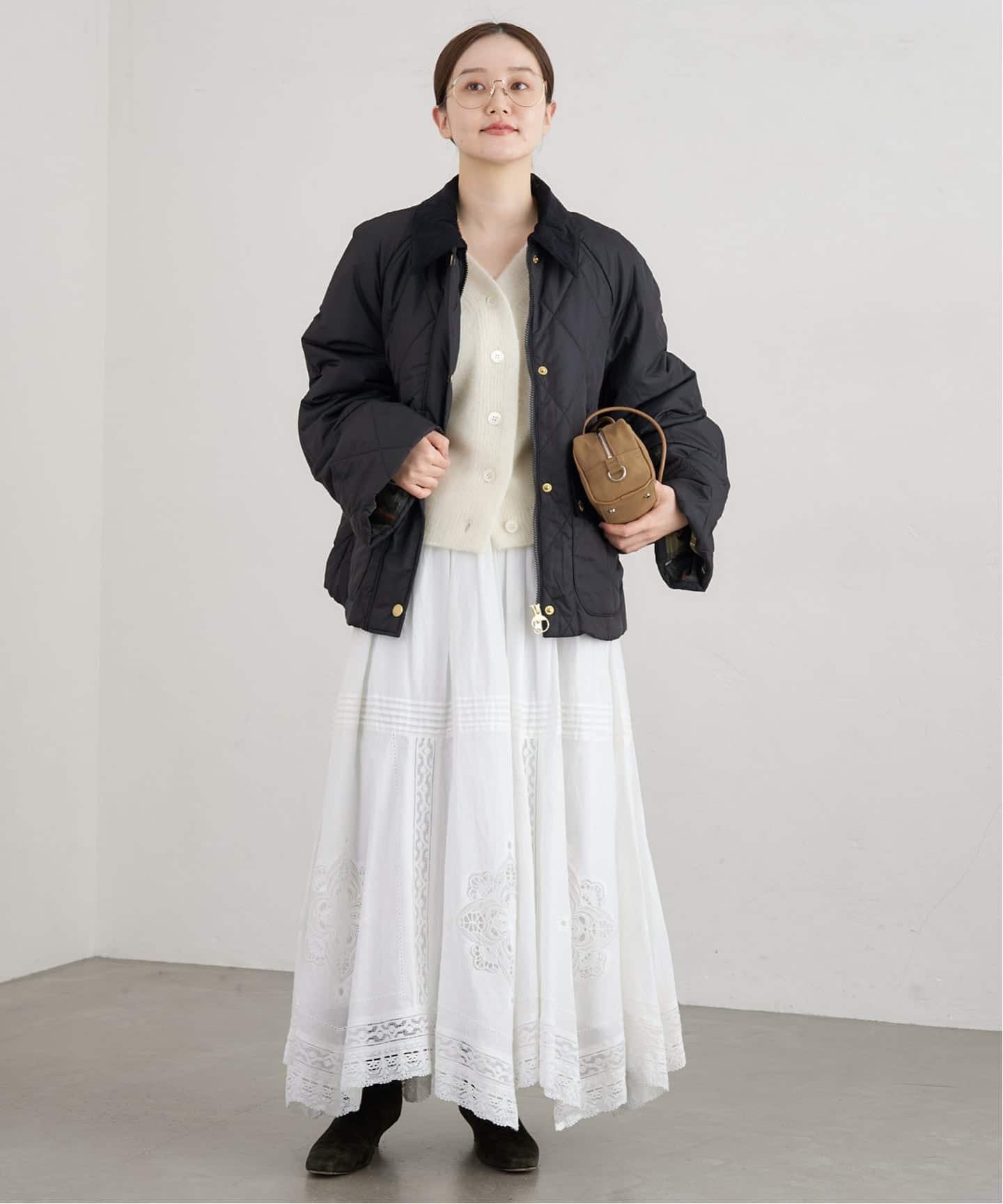 WEB限定/追加3予約》コットンレーススカート（ロング・マキシ丈