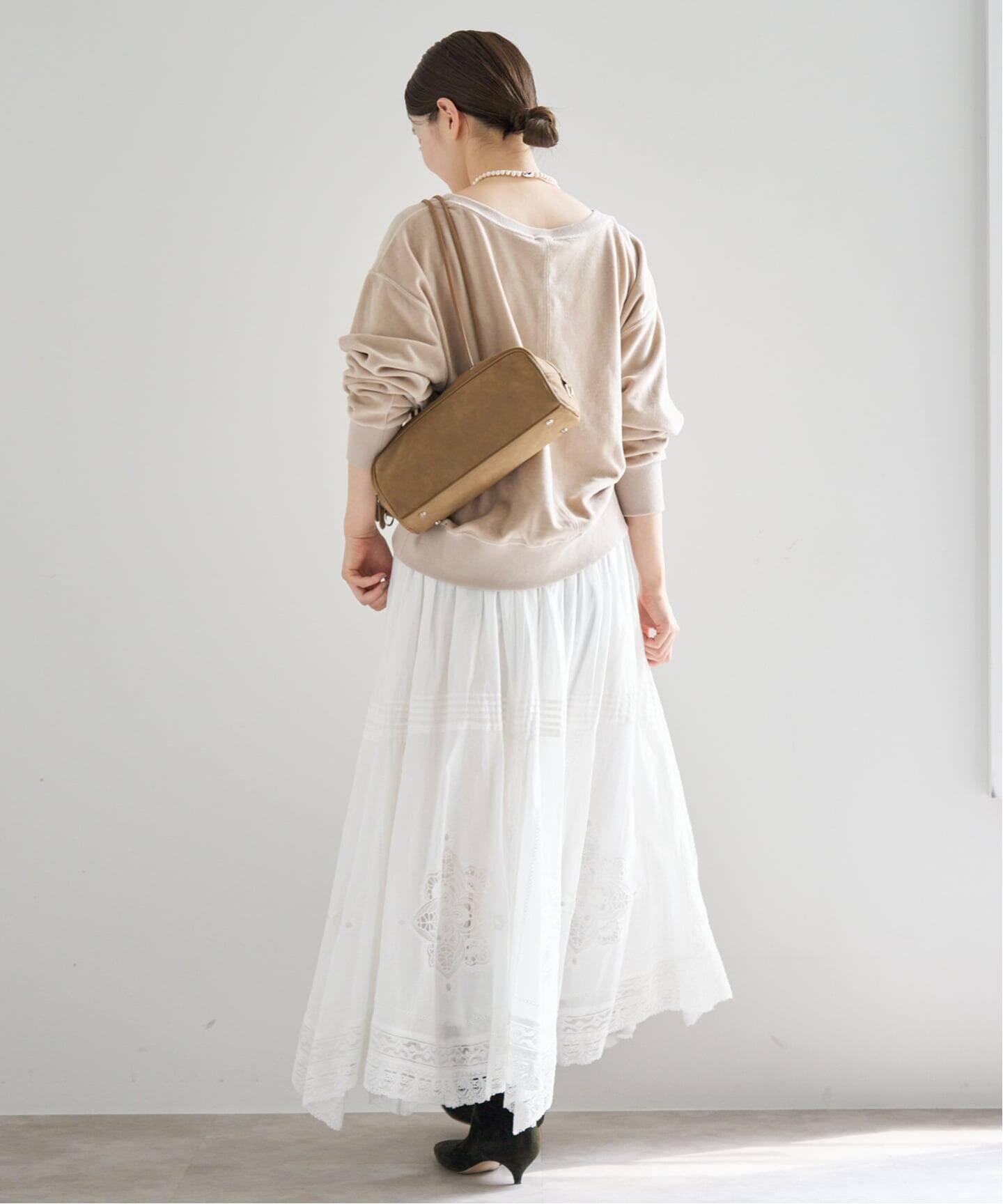 WEB限定/追加3予約》コットンレーススカート（ロング・マキシ丈