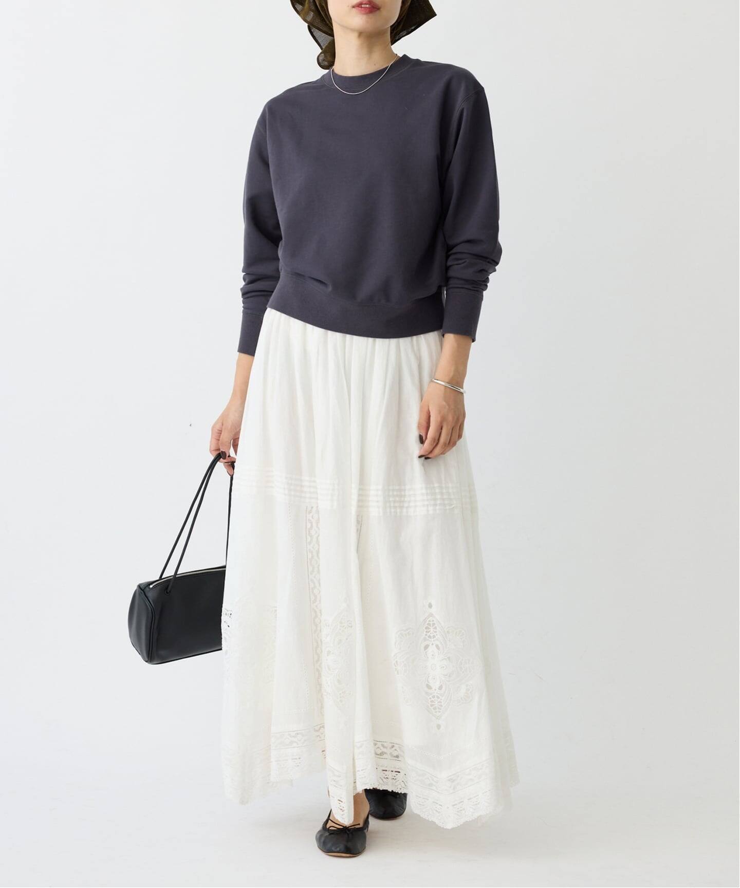 WEB限定/追加3予約》コットンレーススカート（ロング・マキシ丈