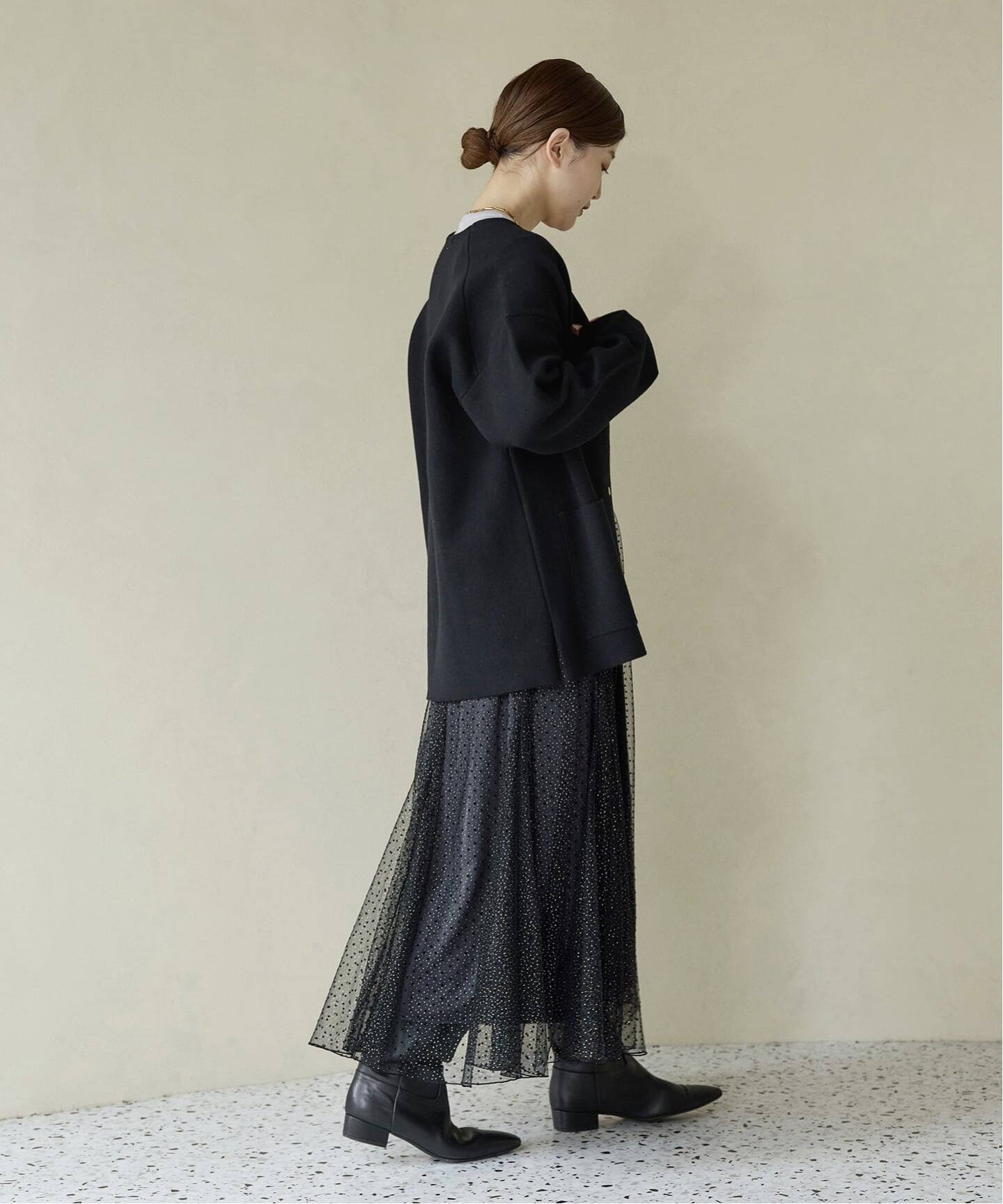 ドットラメチュールスカート（ロング・マキシ丈スカート）｜IENA