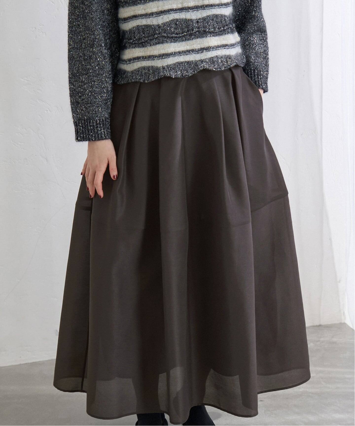 シアーフォルムスカート（ロング・マキシ丈スカート）｜IENA（イエナ