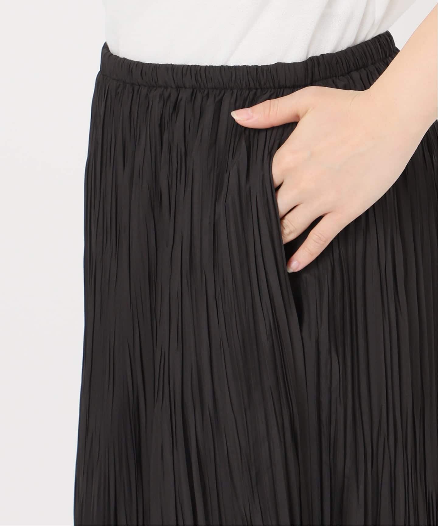 ☆IENA　イエナ　スカート　M　美品　高級　リバーシブル　膝丈 追加7》ダブルサテンスカート（ロング・マキシ丈スカート
