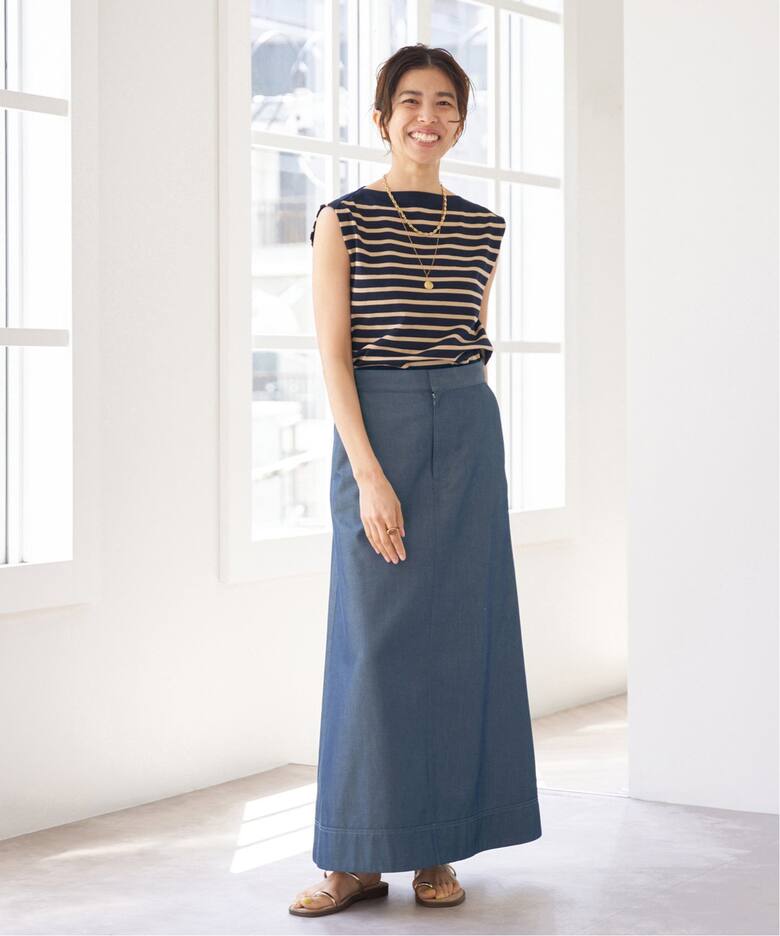 Aラインデニムスカート（デニムスカート）｜IENA（イエナ）の通販  