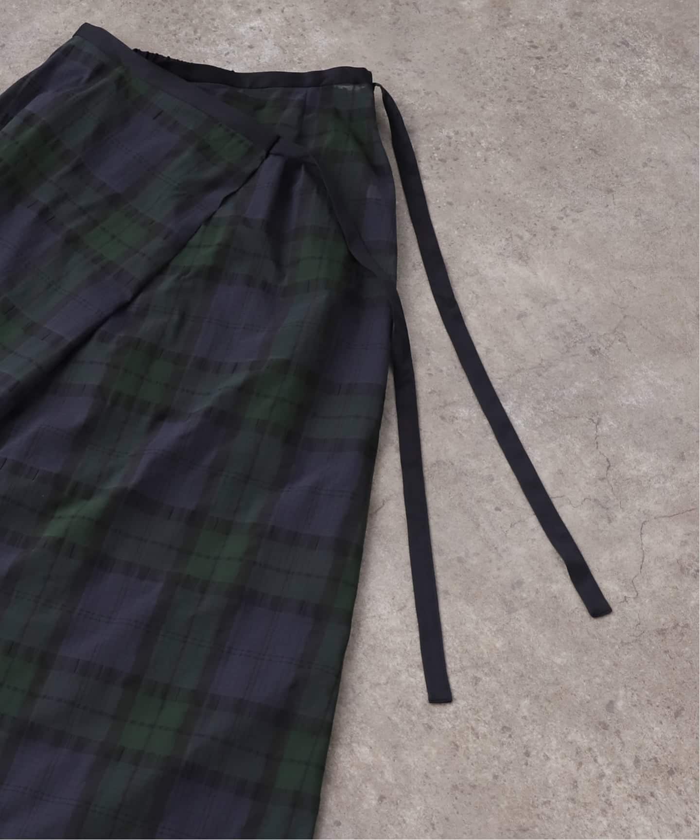 IENA シアーブラックウォッチスカート イエナ IENA シアーブラックウォッチスカート （ブラック