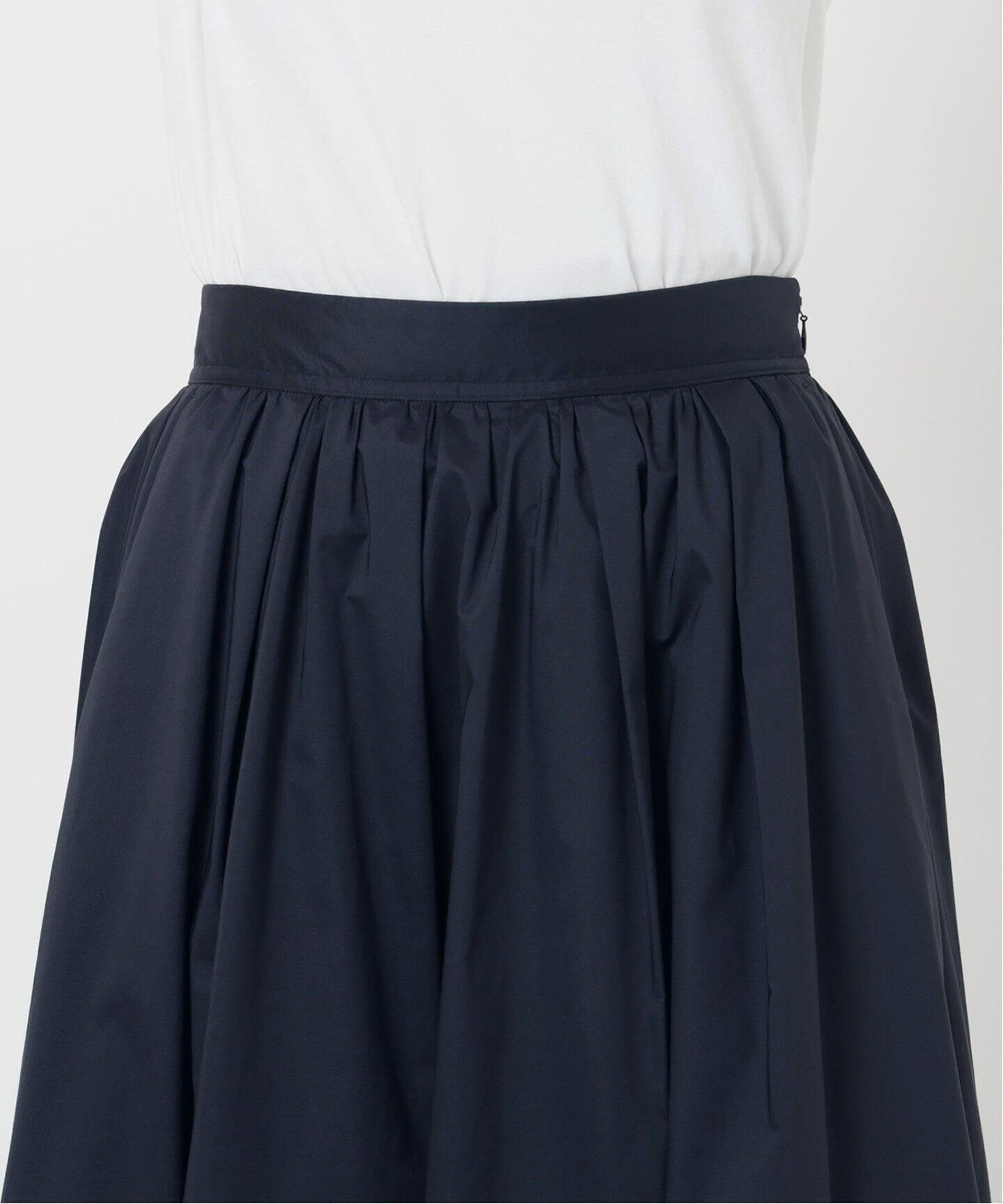 IENA / タフタトリミングスカート/38/ポリエステル/BRW/無地/25060900500030 タフタトリミングスカート（ロング・マキシ丈スカート）｜IENA（イエナ