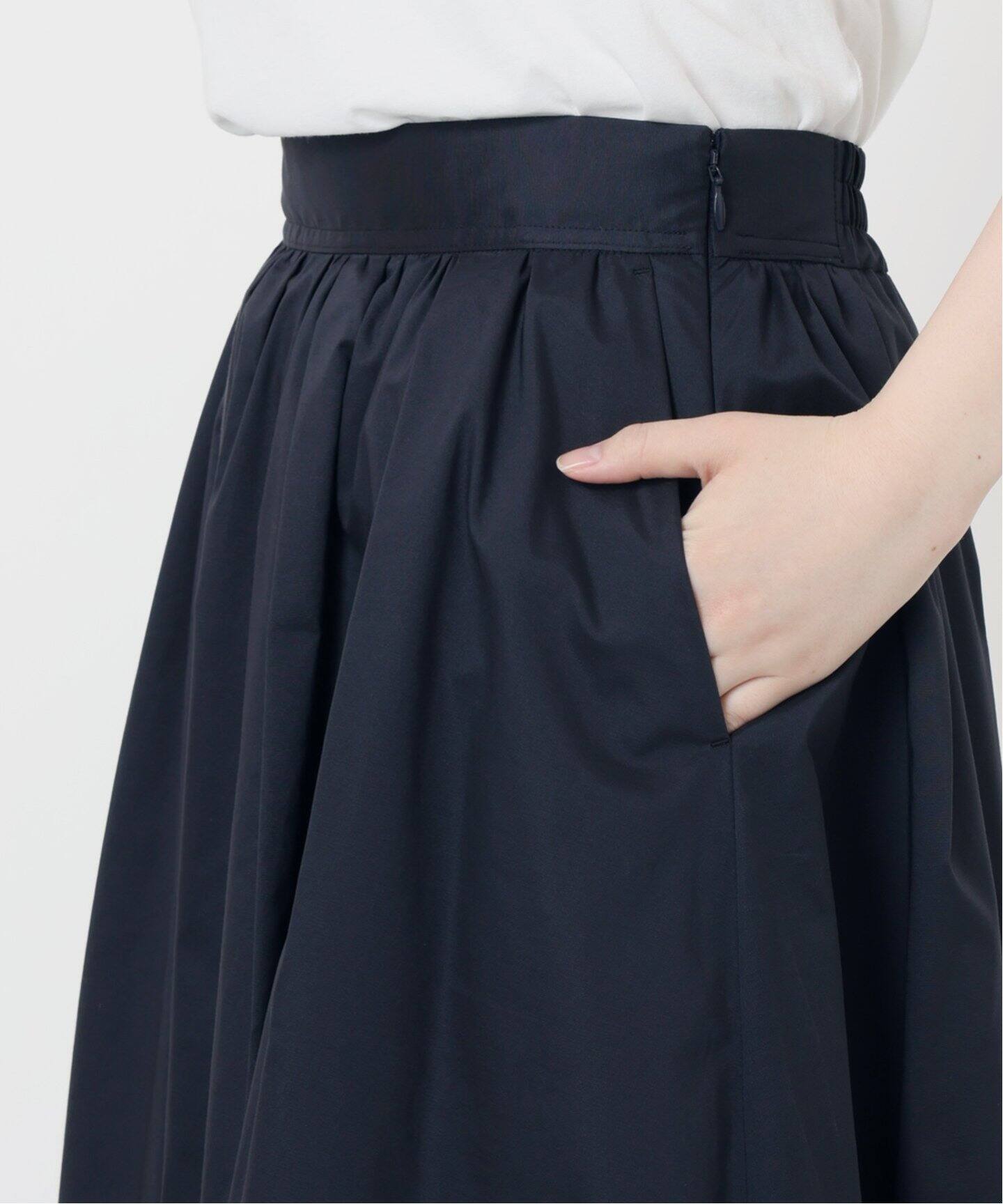 タフタトリミングスカート（ロング・マキシ丈スカート）｜IENA（イエナ