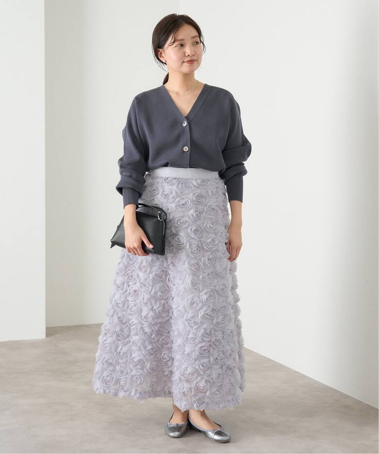 フラワーフレアスカート（ロング・マキシ丈スカート）｜IENA（イエナ  