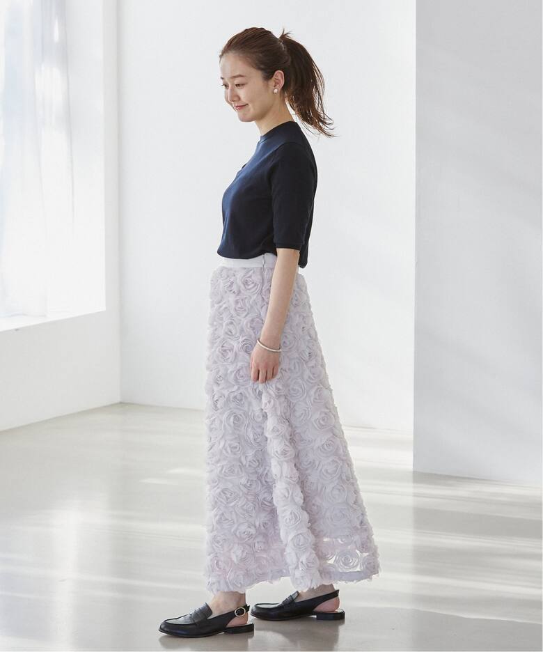 フラワーフレアスカート（ロング・マキシ丈スカート）｜IENA（イエナ  