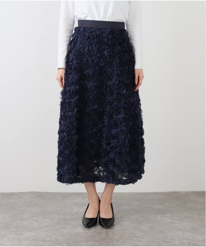 フラワーフレアスカート（ロング・マキシ丈スカート）｜IENA（イエナ  