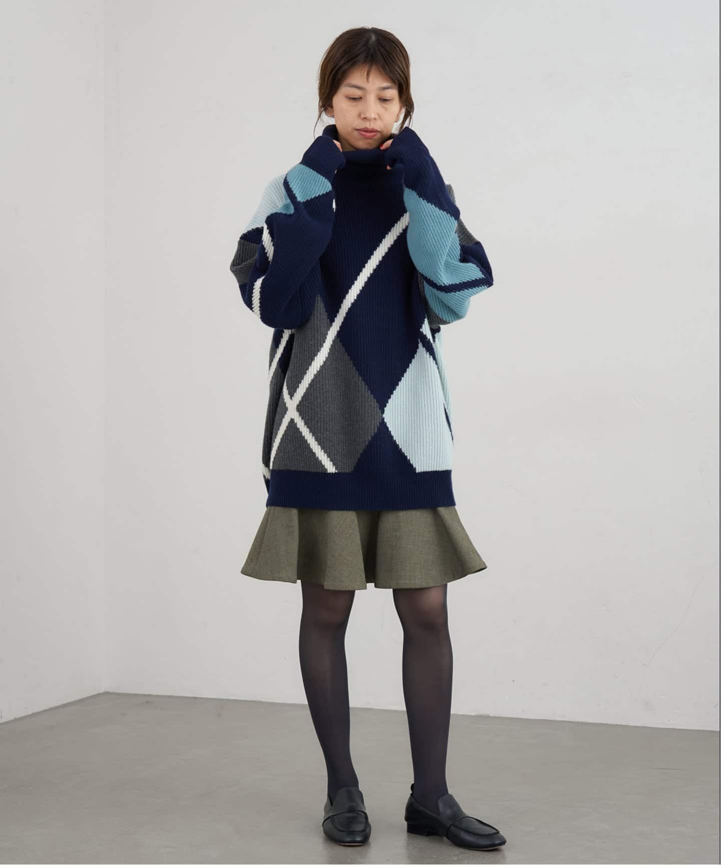 イエナ（IENA）/ツイードダブルクロスフレアミニスカート ツイードダブルクロスフレアミニスカート（ミニスカート）｜IENA