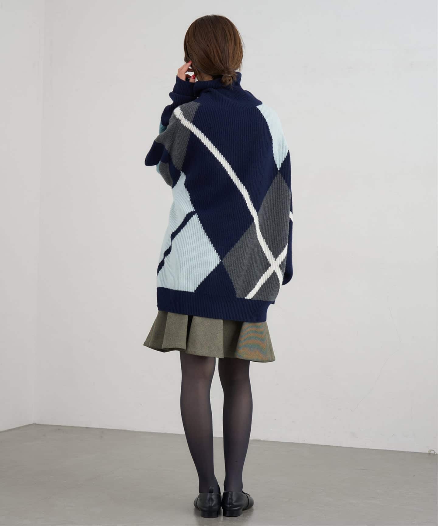 ツイードダブルクロスフレアミニスカート（ミニスカート）｜IENA