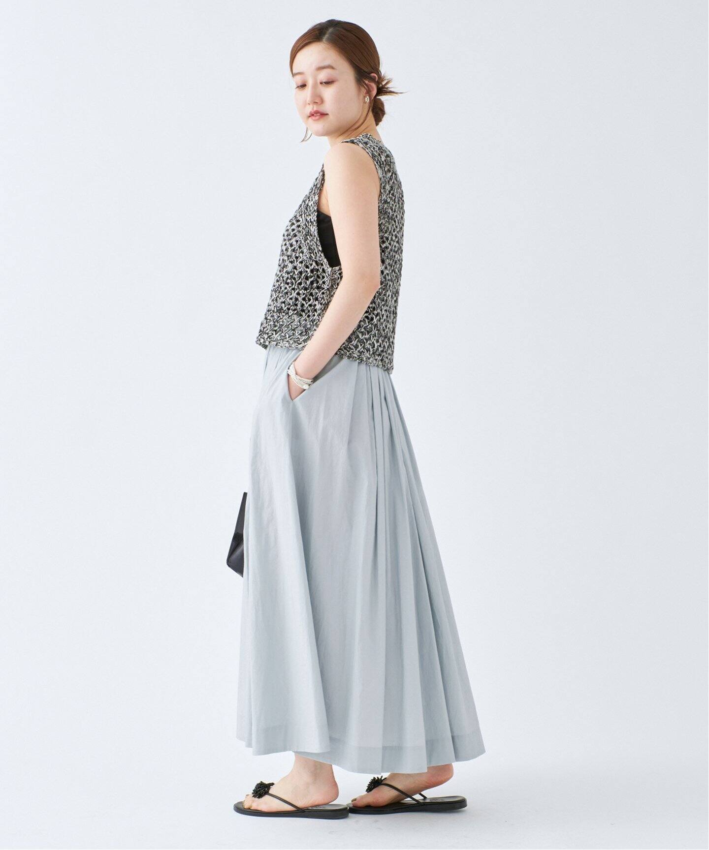 大人気　最終値下げ⭐︎IENA タイプライター ボリュームスカート⭐︎ IENA｜《WEB限定/追加3》タイプライター ボリュームスカート