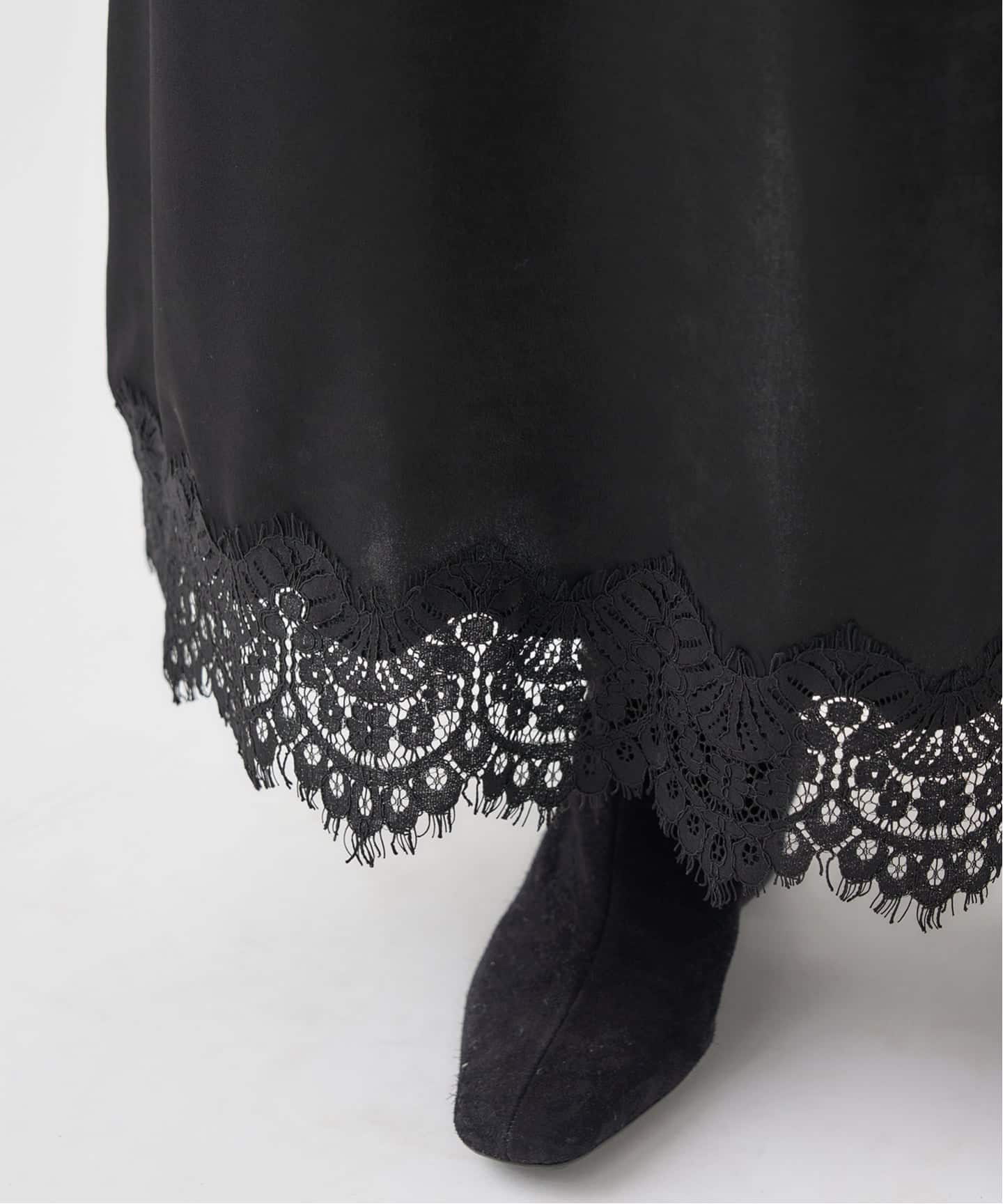 サテンレーススカート（ロング・マキシ丈スカート）｜IENA（イエナ）の