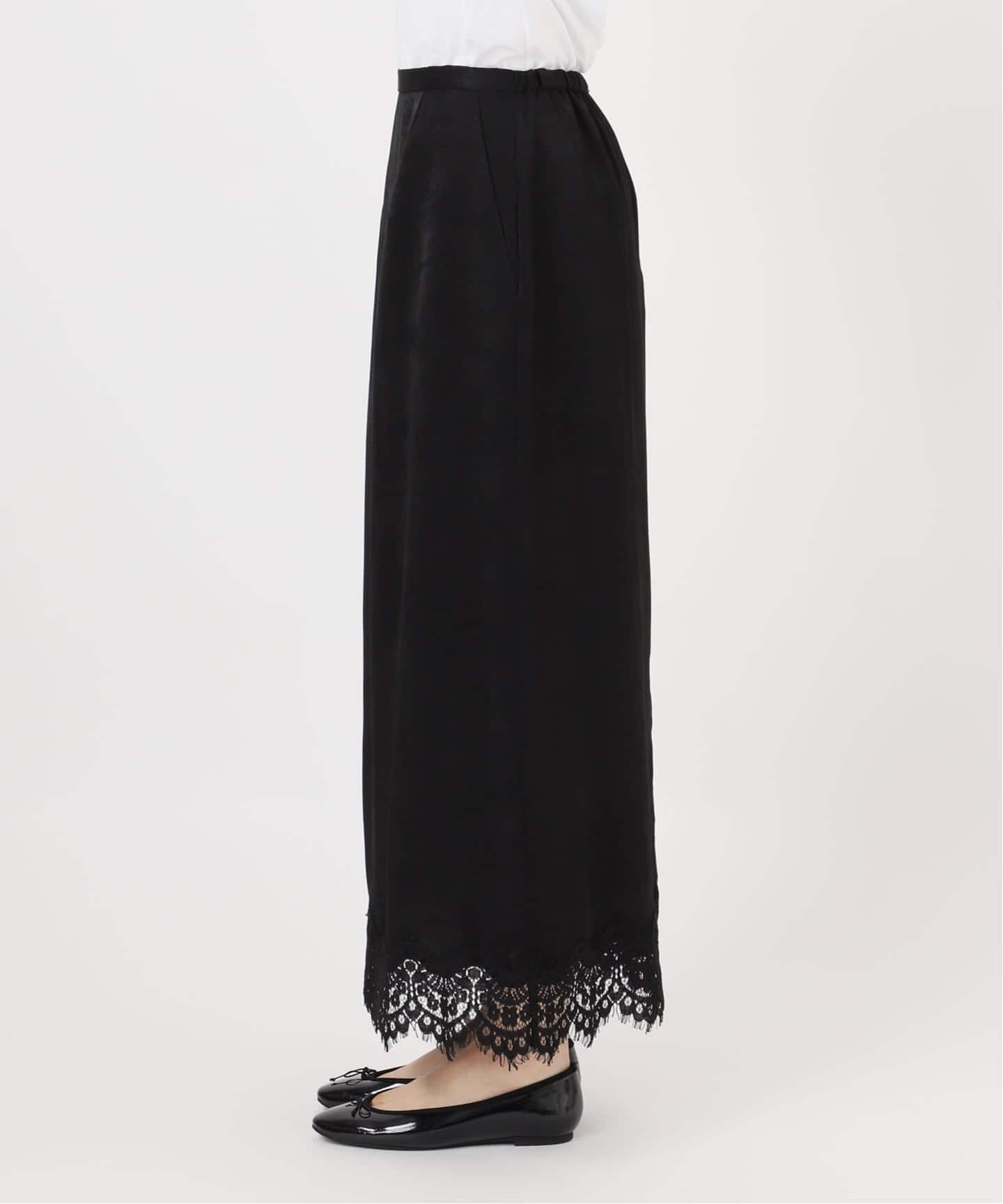 【新品タグ付き】IENA　イエナ　ウールサテンジャンパースカート　ブラック★ IENA スカート 「追加6」ダブルサテンスカート : ZOZOTOWN Yahoo