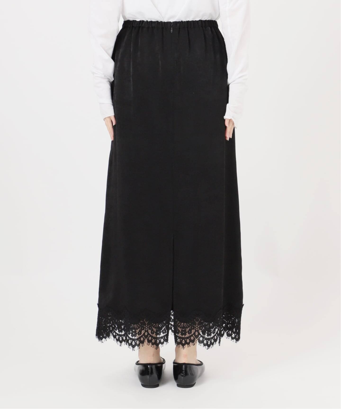 サテンレーススカート（ロング・マキシ丈スカート）｜IENA（イエナ）の