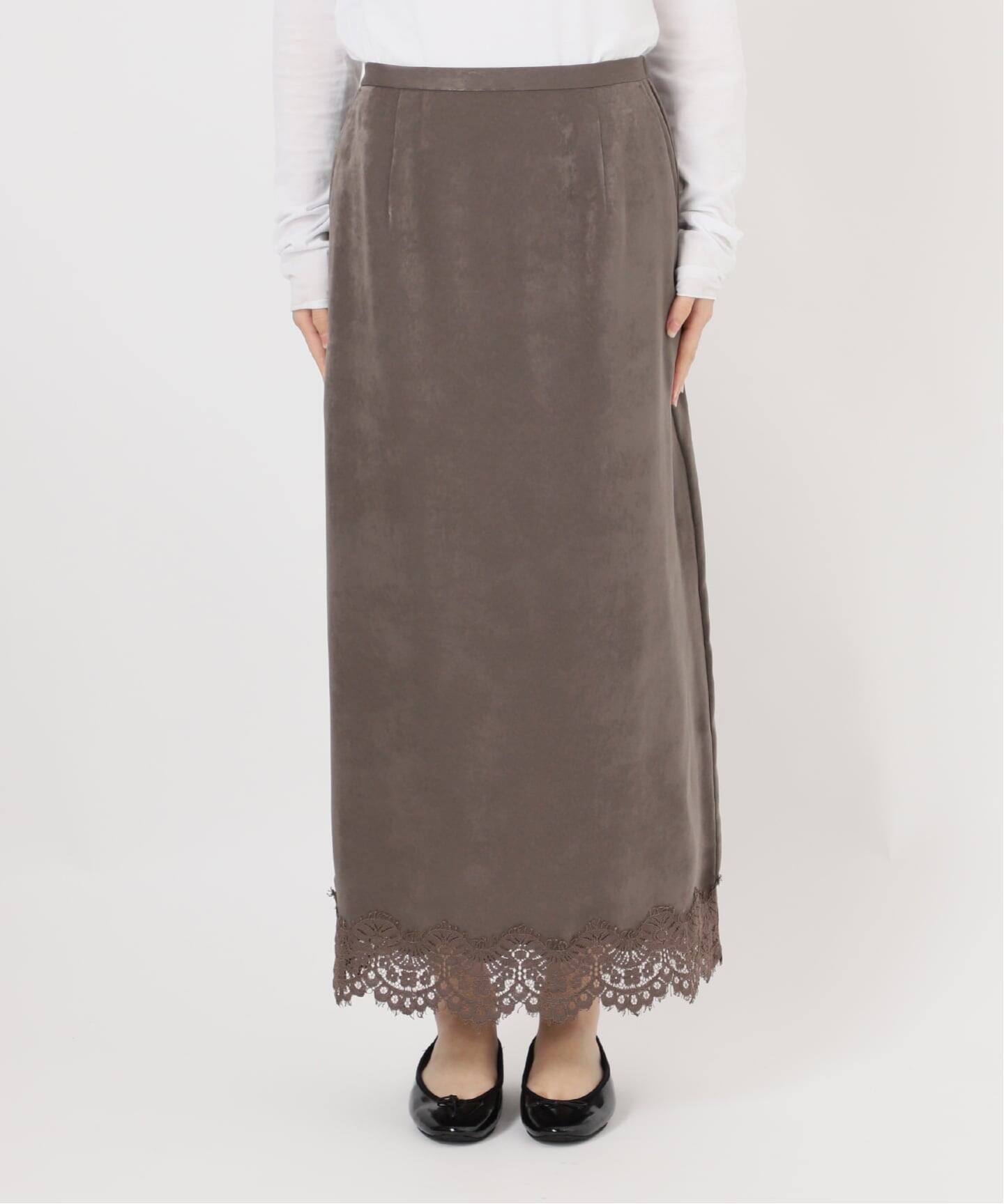 サテンレーススカート（ロング・マキシ丈スカート）｜IENA（イエナ）の