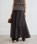 シアーオーガンジーフレアスカート