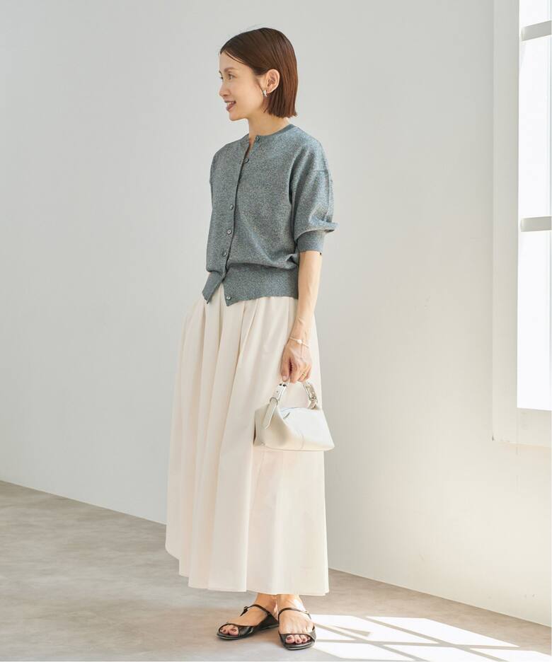 一部カラー店舗限定》タイプライターフレアスカート（ロング・マキシ丈  