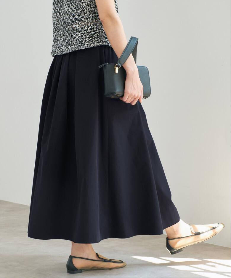 一部カラー店舗限定》タイプライターフレアスカート（ロング・マキシ丈  