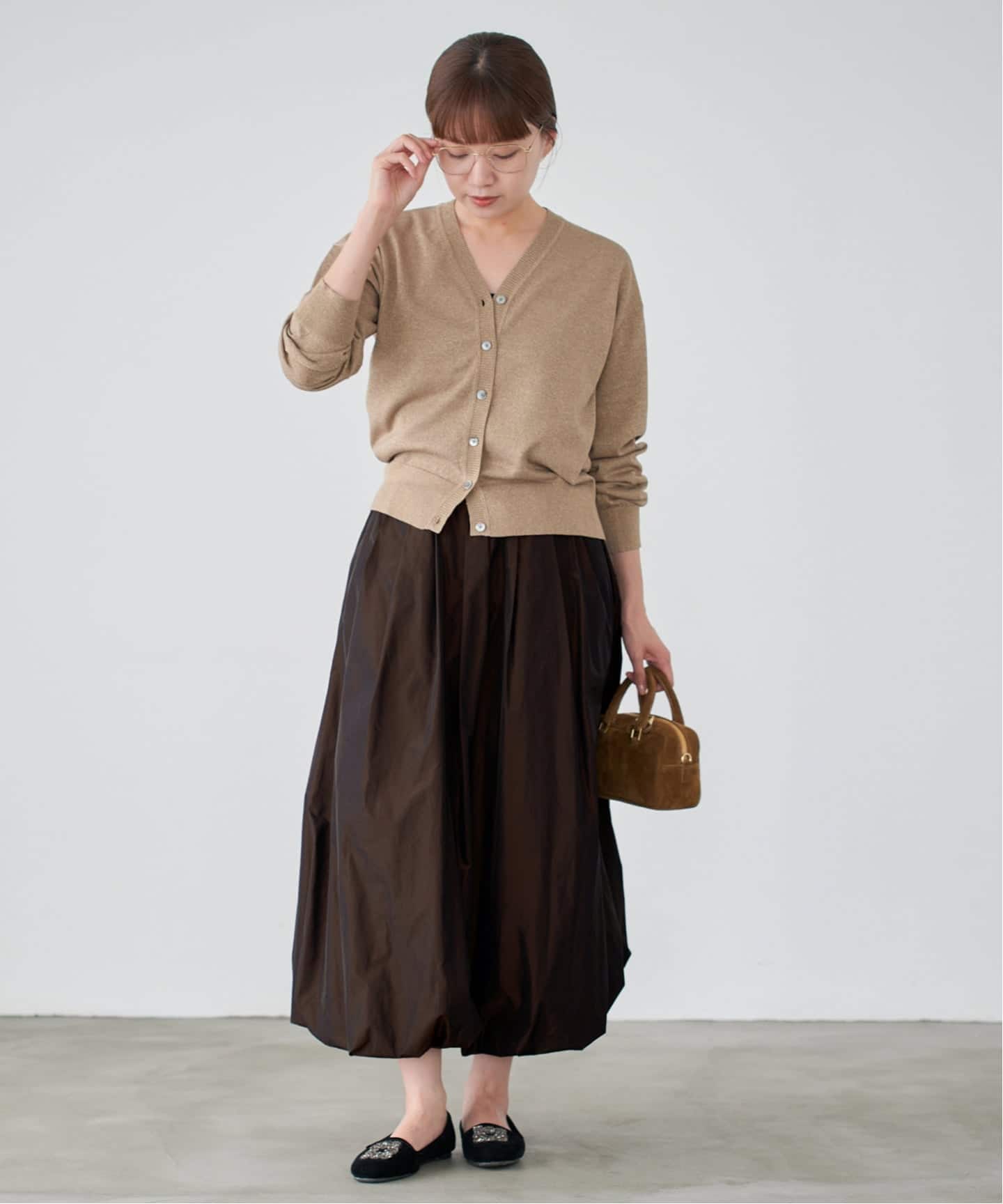 WEB限定/追加2》タフタバルーンスカート（ロング・マキシ丈スカート