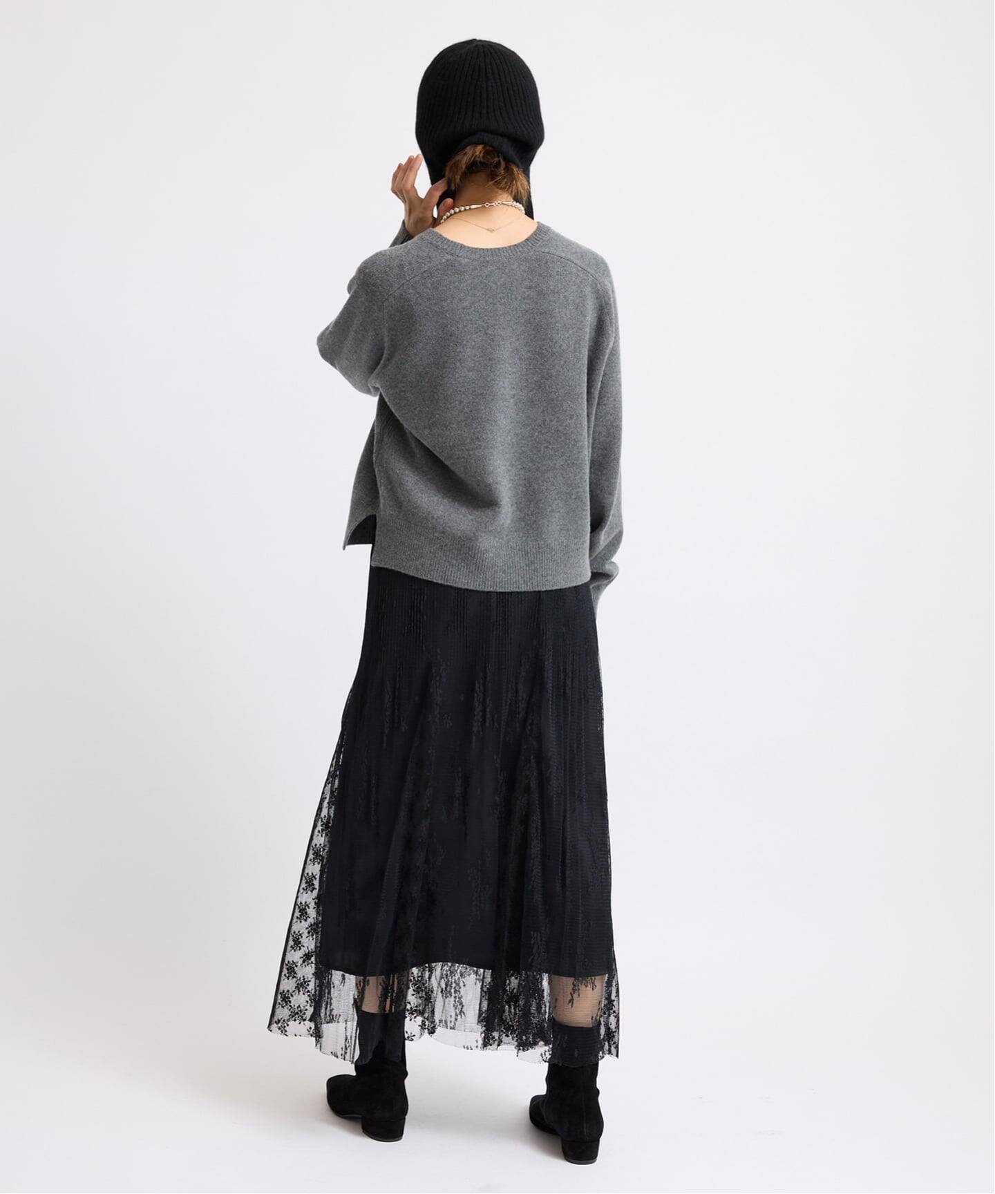 完売品　美品　トリミングレーススカート　38 追加予約》トリミングレーススカート（ロング・マキシ丈スカート