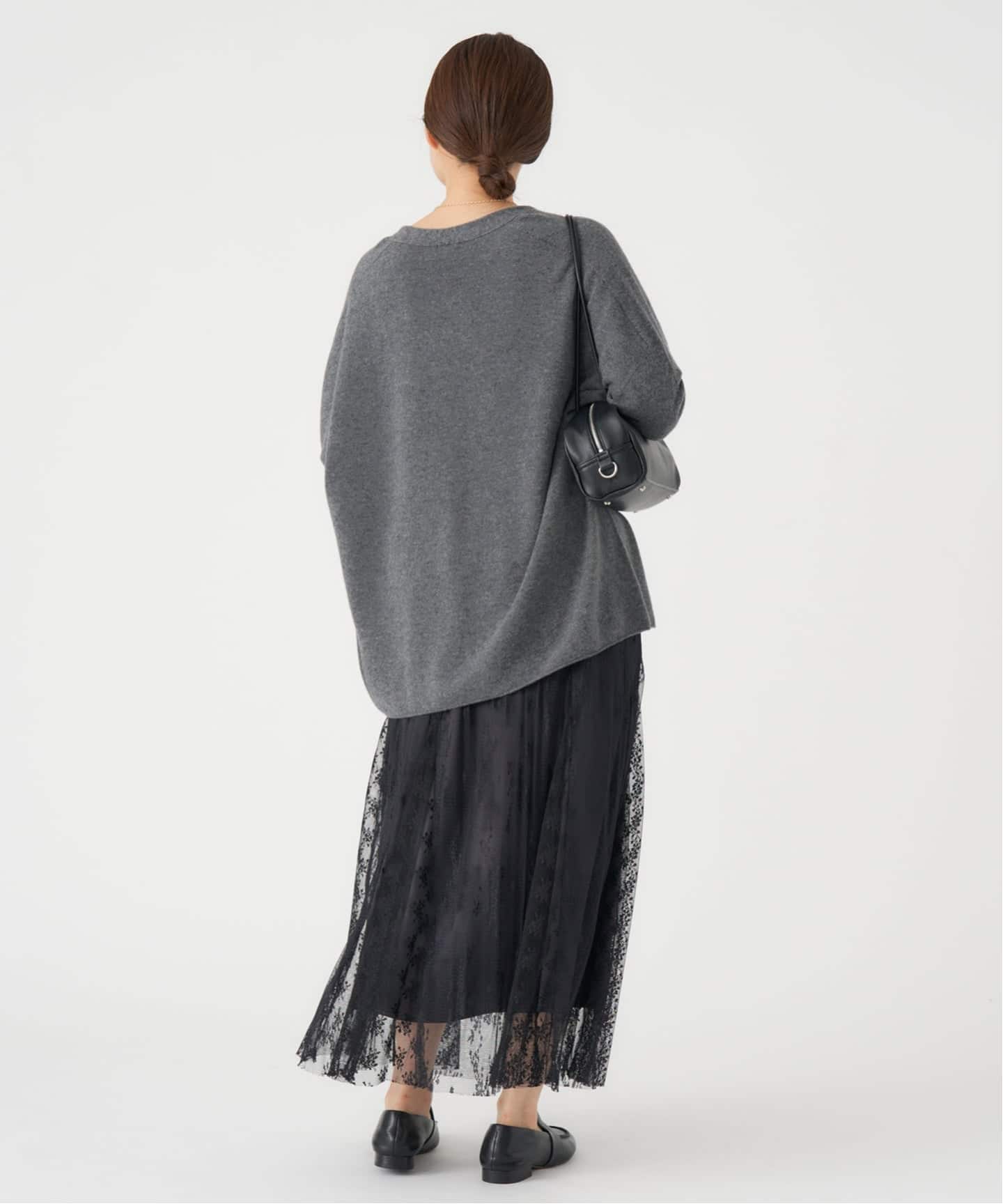 追加予約》トリミングレーススカート（ロング・マキシ丈スカート