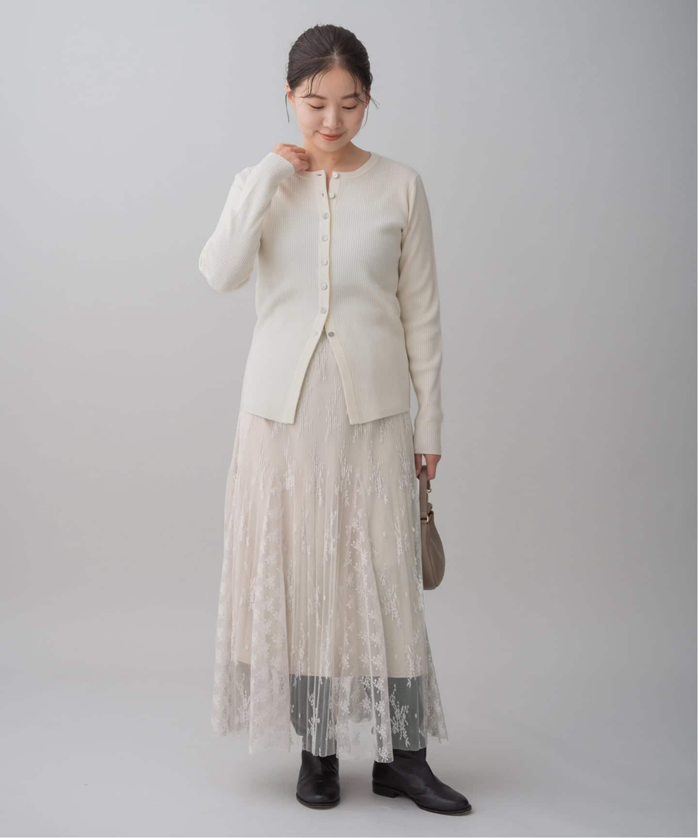 【新品タグ付き】IENAレース トリミングスカート トリミングレーススカート | イエナ(IENA) | マルイウェブチャネル