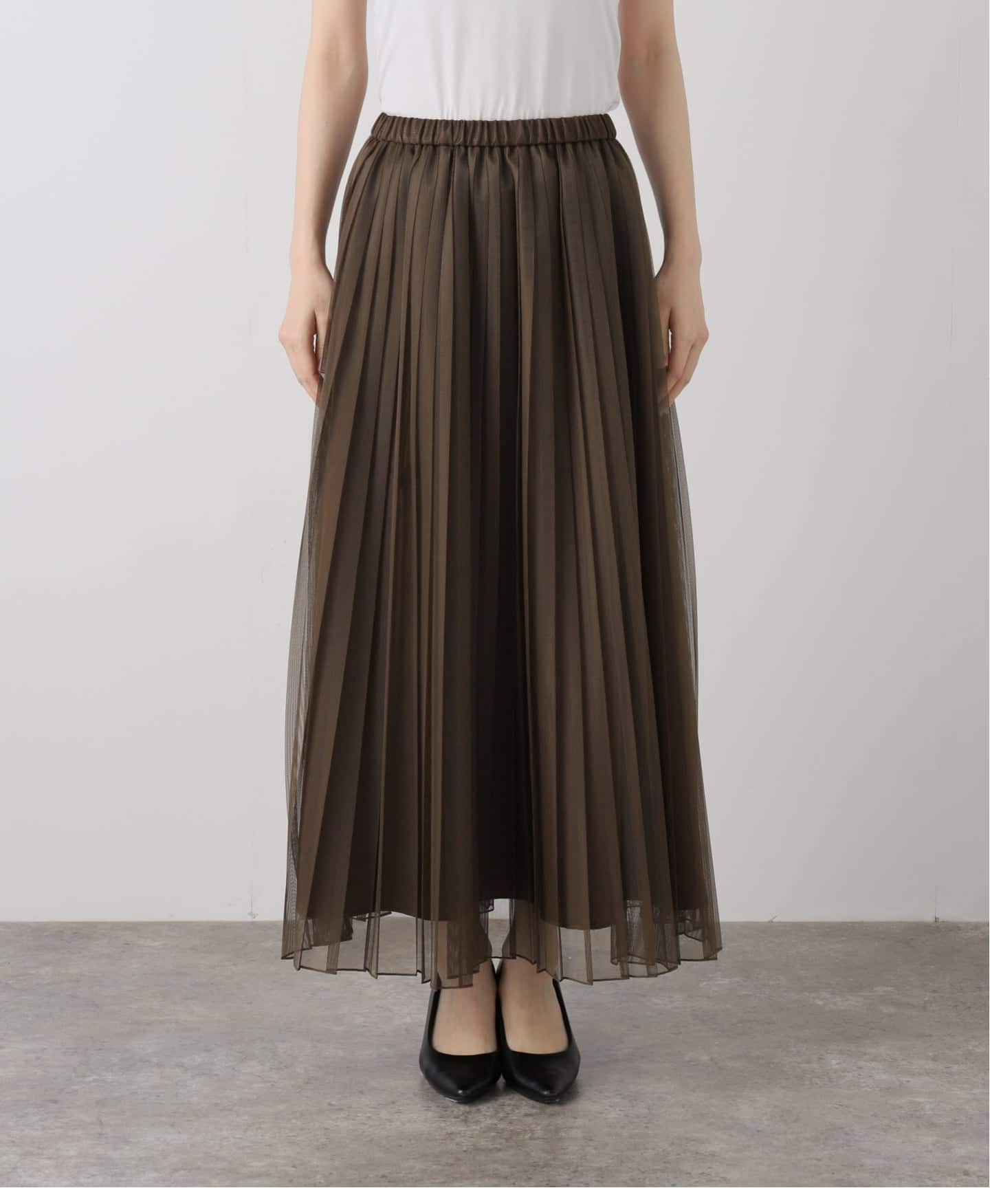 【IENA】シアープリーツスカート シアープリーツスカート（ロング・マキシ丈スカート）｜IENA（イエナ