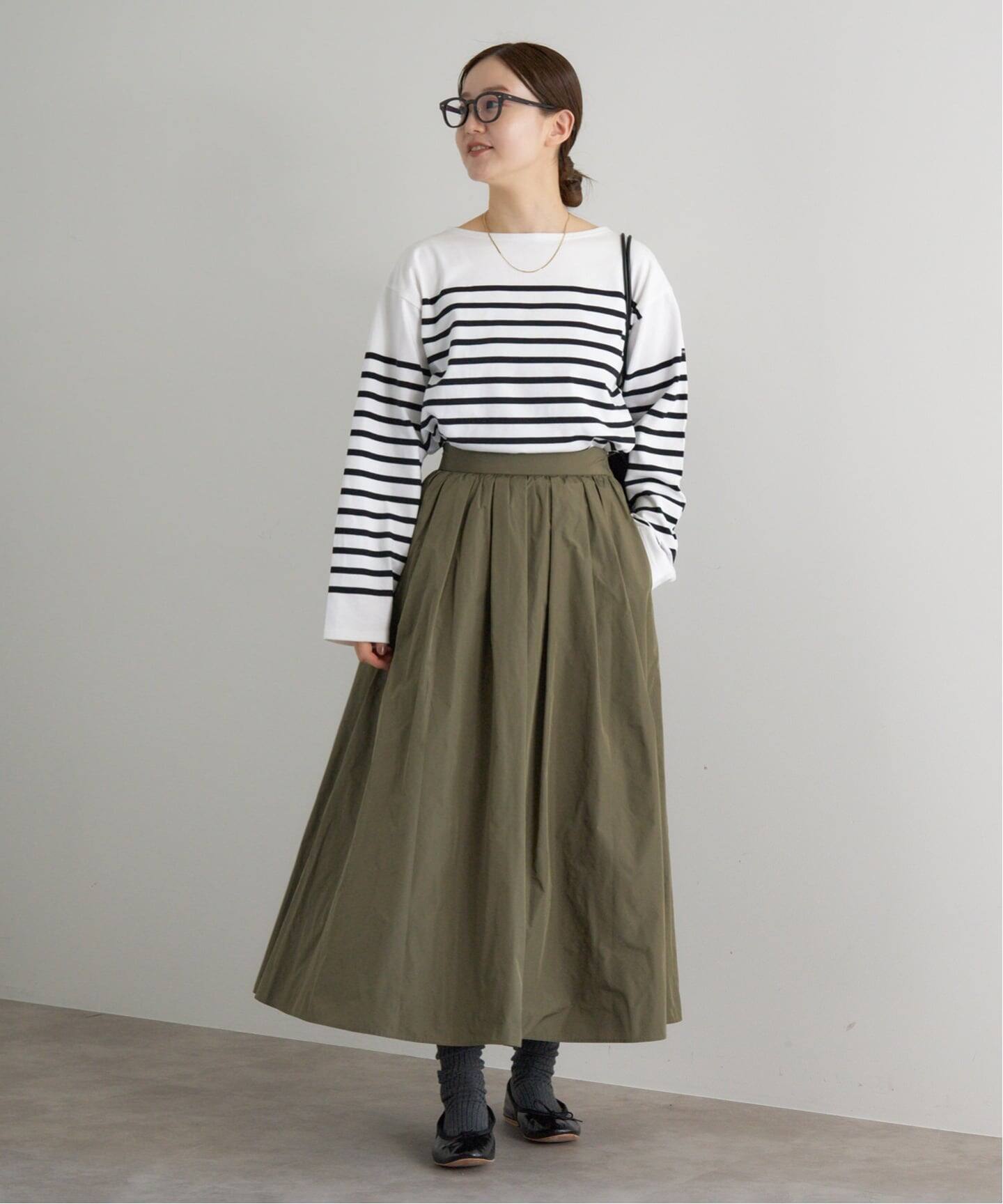 追加2・一部店舗限定》タフタフレアスカート（ロング・マキシ丈