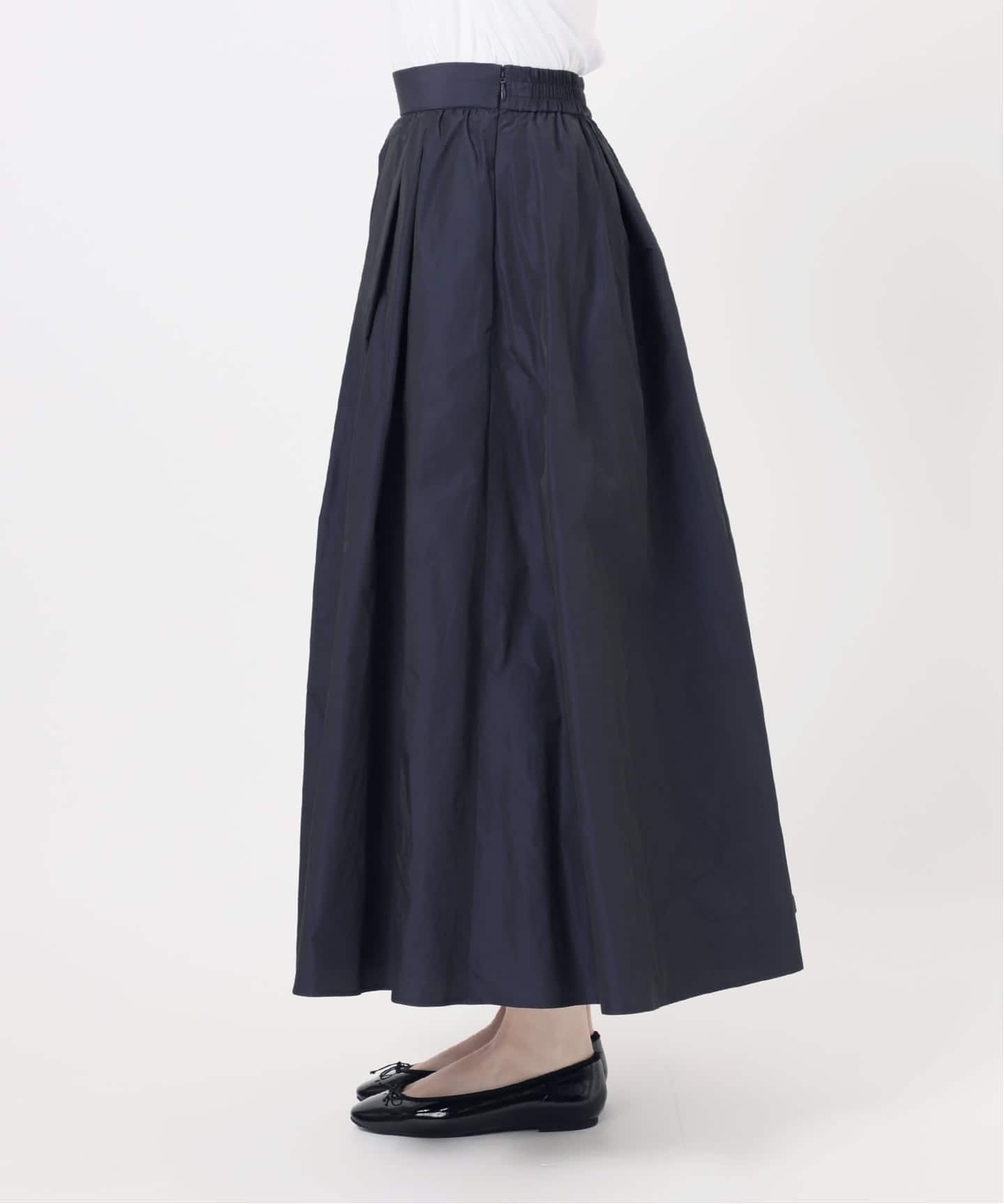 追加2・一部店舗限定》タフタフレアスカート（ロング・マキシ丈