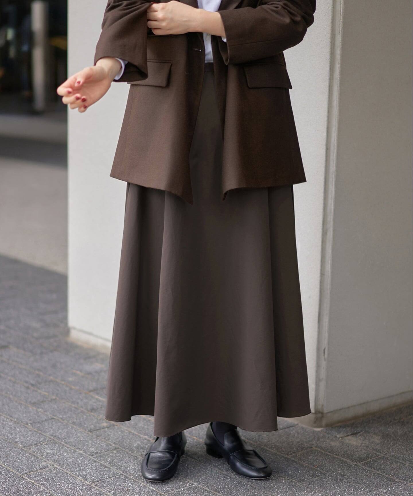 ソフトタフタサーキュラースカート（ロング・マキシ丈スカート）｜IENA