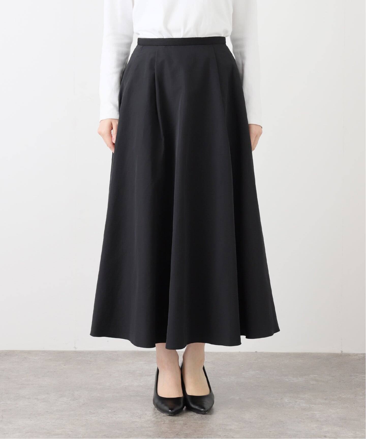 ソフトタフタサーキュラースカート（ロング・マキシ丈スカート